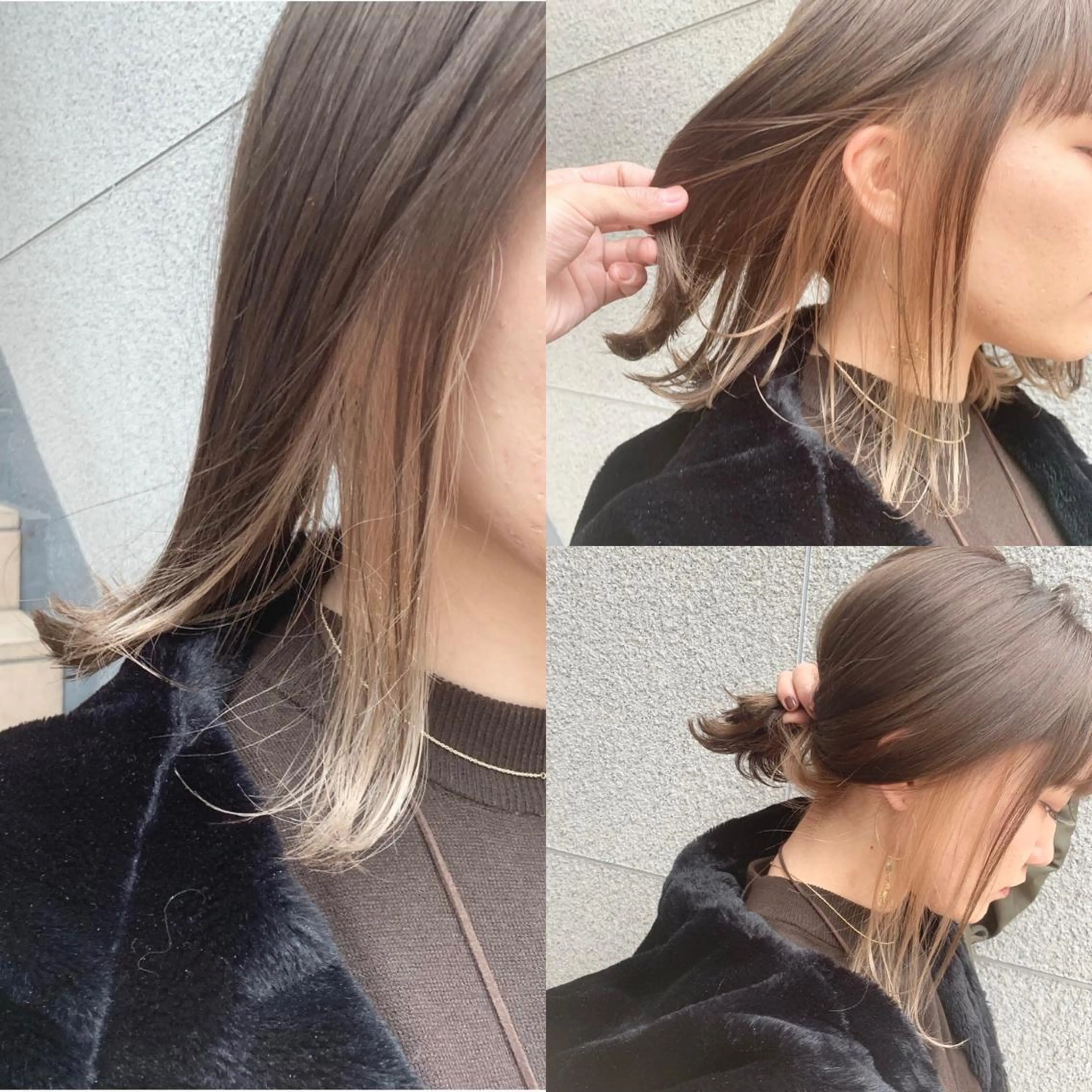 ショート カラー ヘアアレンジ ハイトーン/美髪矯正 🍃大江拓実のヘアスタイル