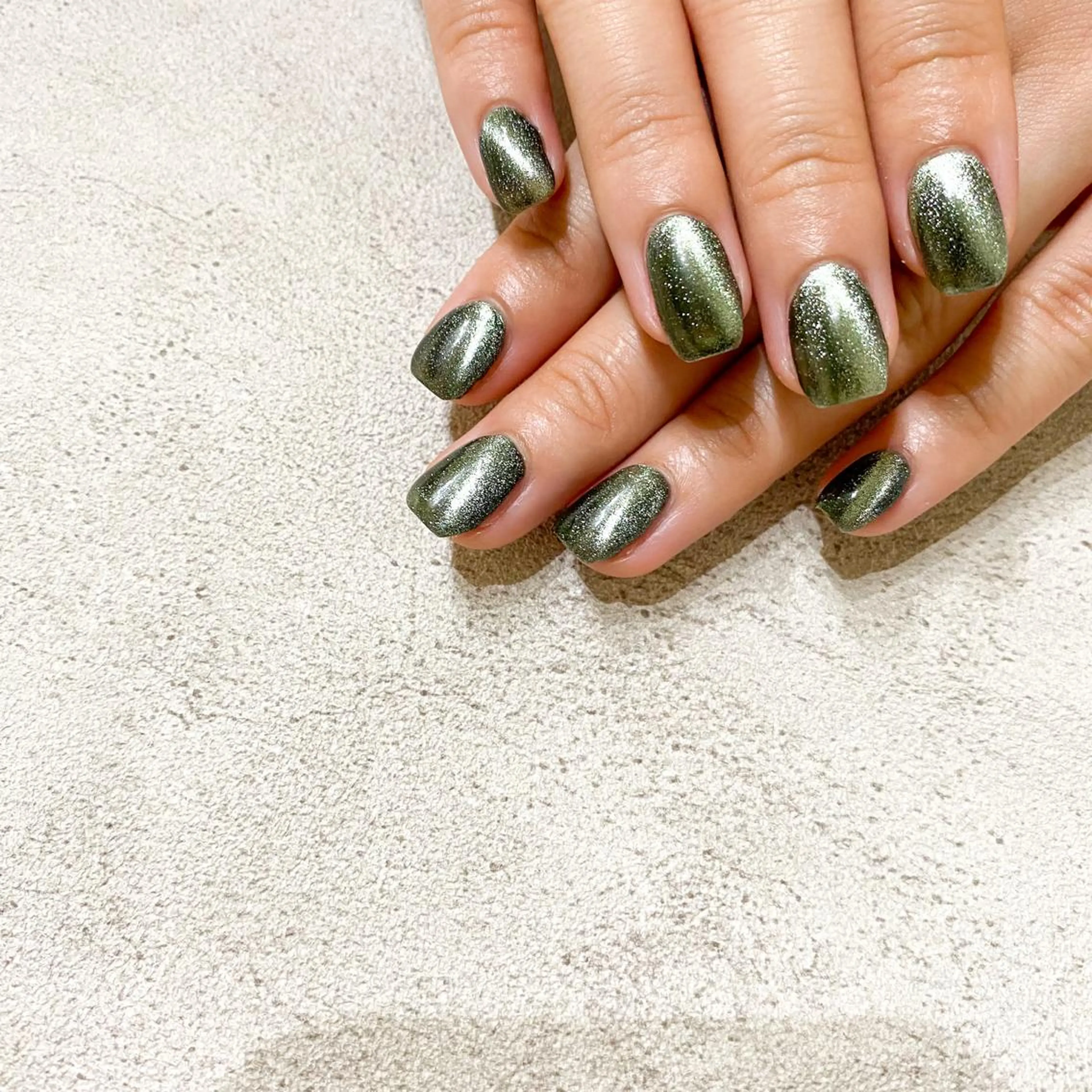 ネイル ゴテゴテ💙ワンホン リオナのネイルデザイン