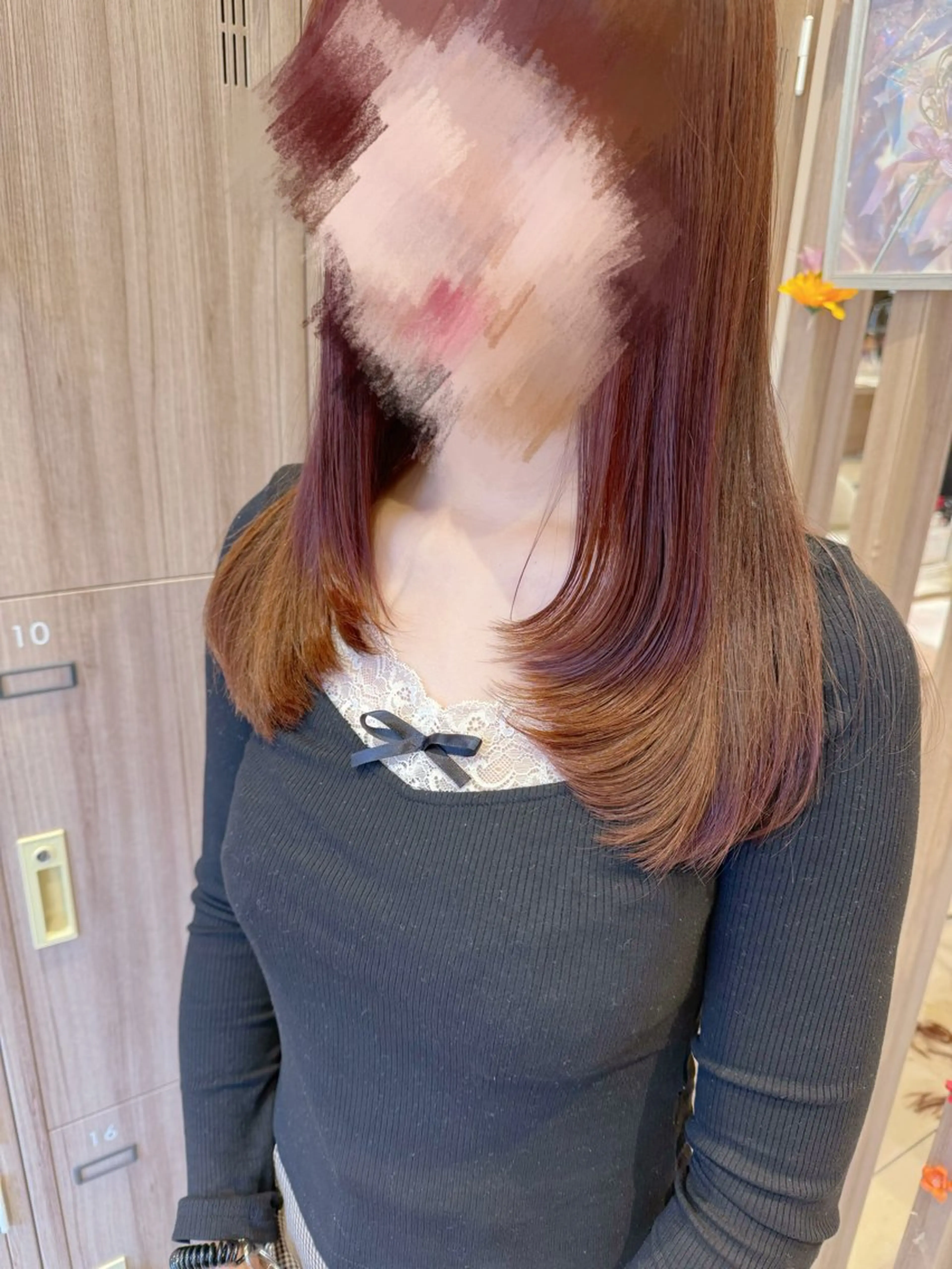 セミロング レイヤーカット 横浜/韓国/レイヤー カット/ユイナ🎀のヘアスタイル