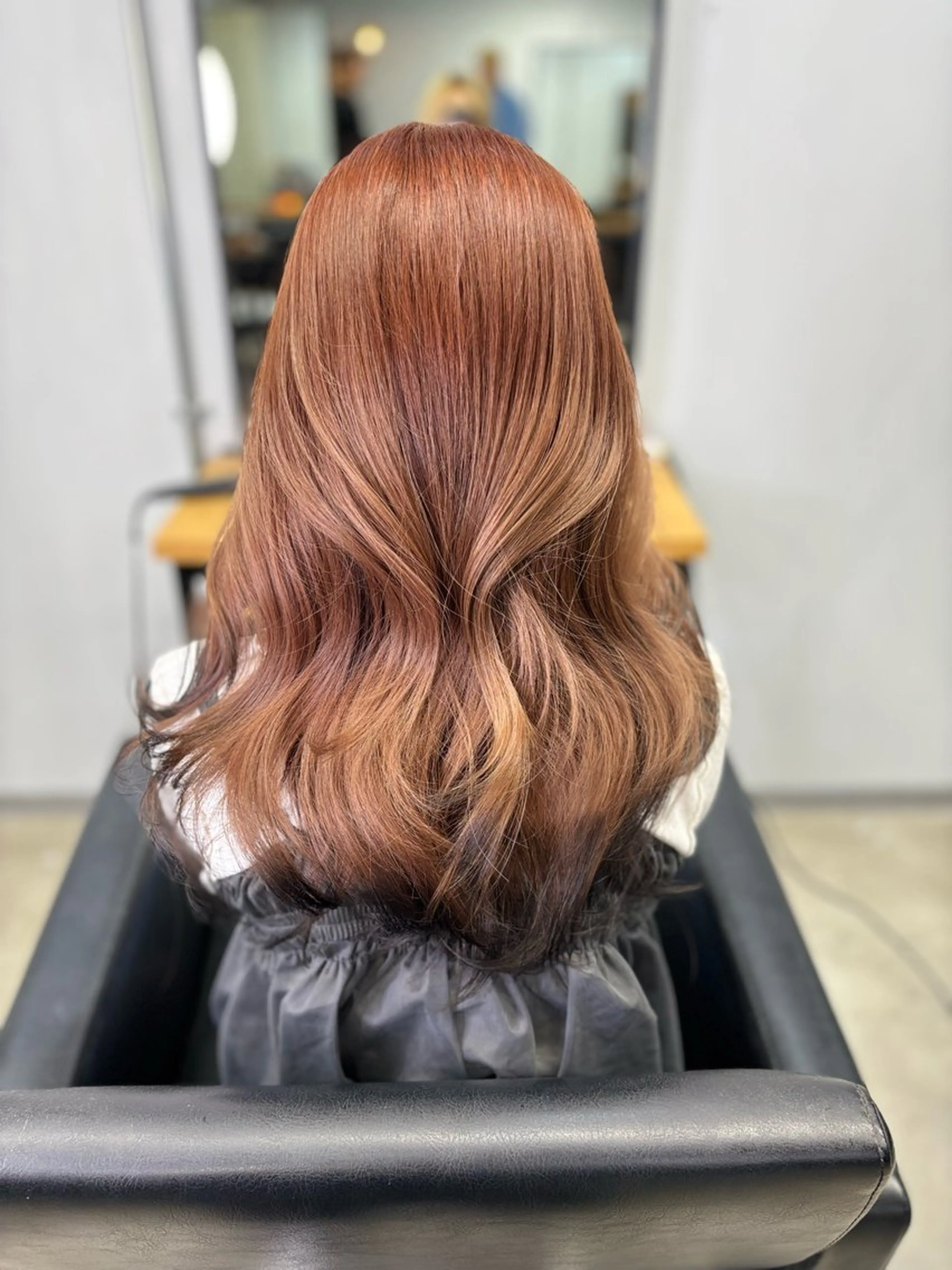 ロング カラー ヘアカラー トリートメント かの／GiseL／ ハイトーン／ブリーチのヘアスタイル