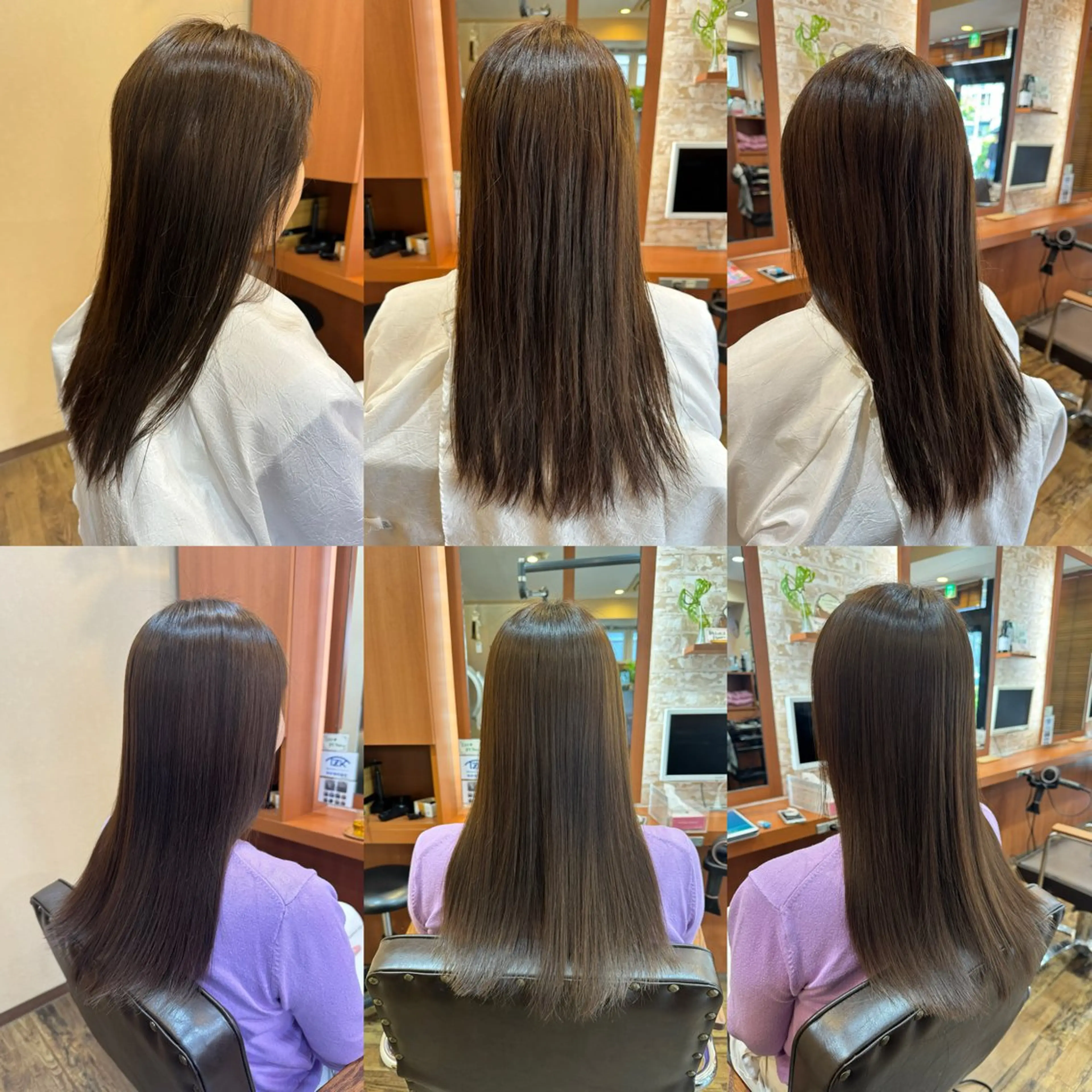 ロング 縮毛矯正 山口 博司のヘアスタイル