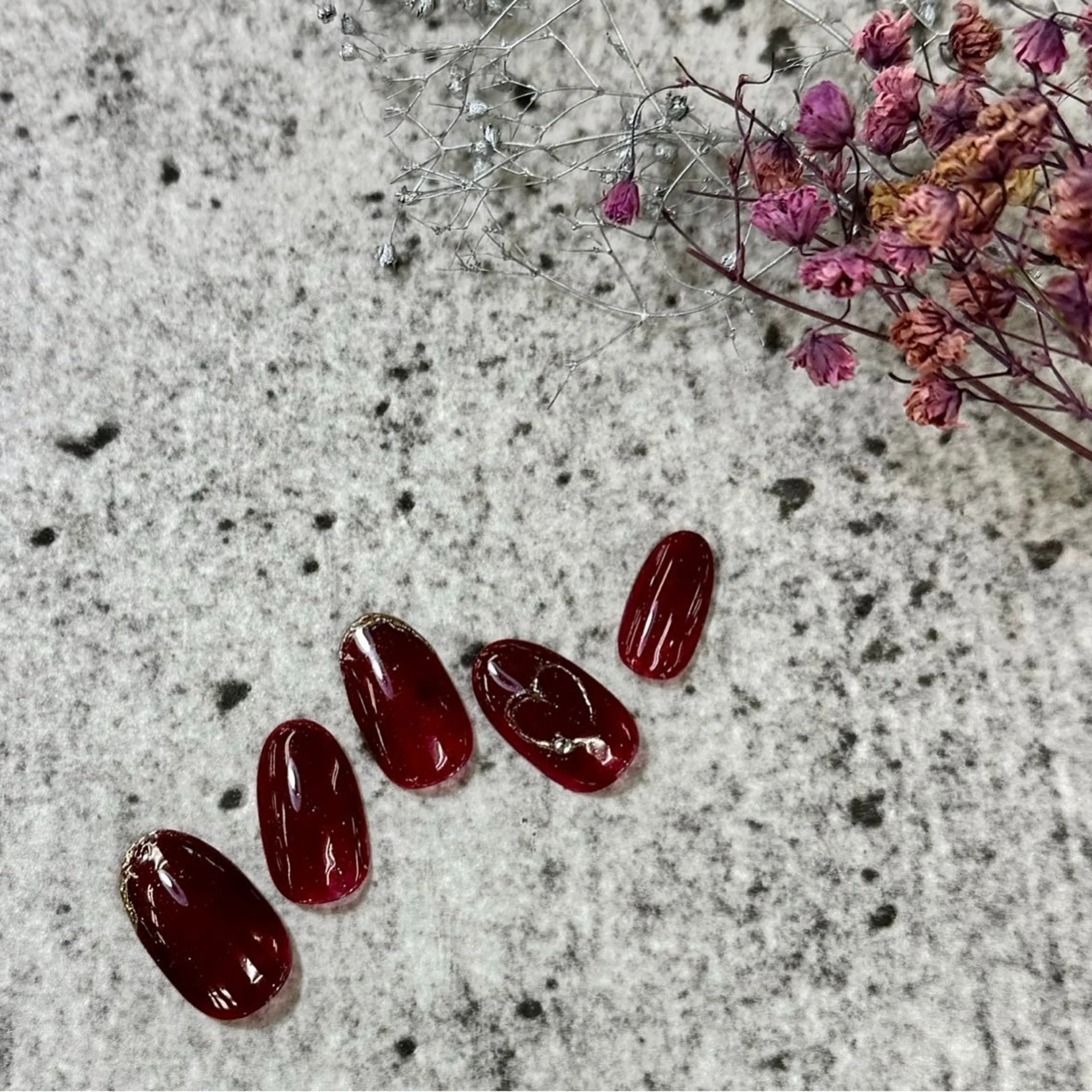 ネイル ⭐︎休業中の練習⭐︎ JNA認定講師髙橋のネイルデザイン