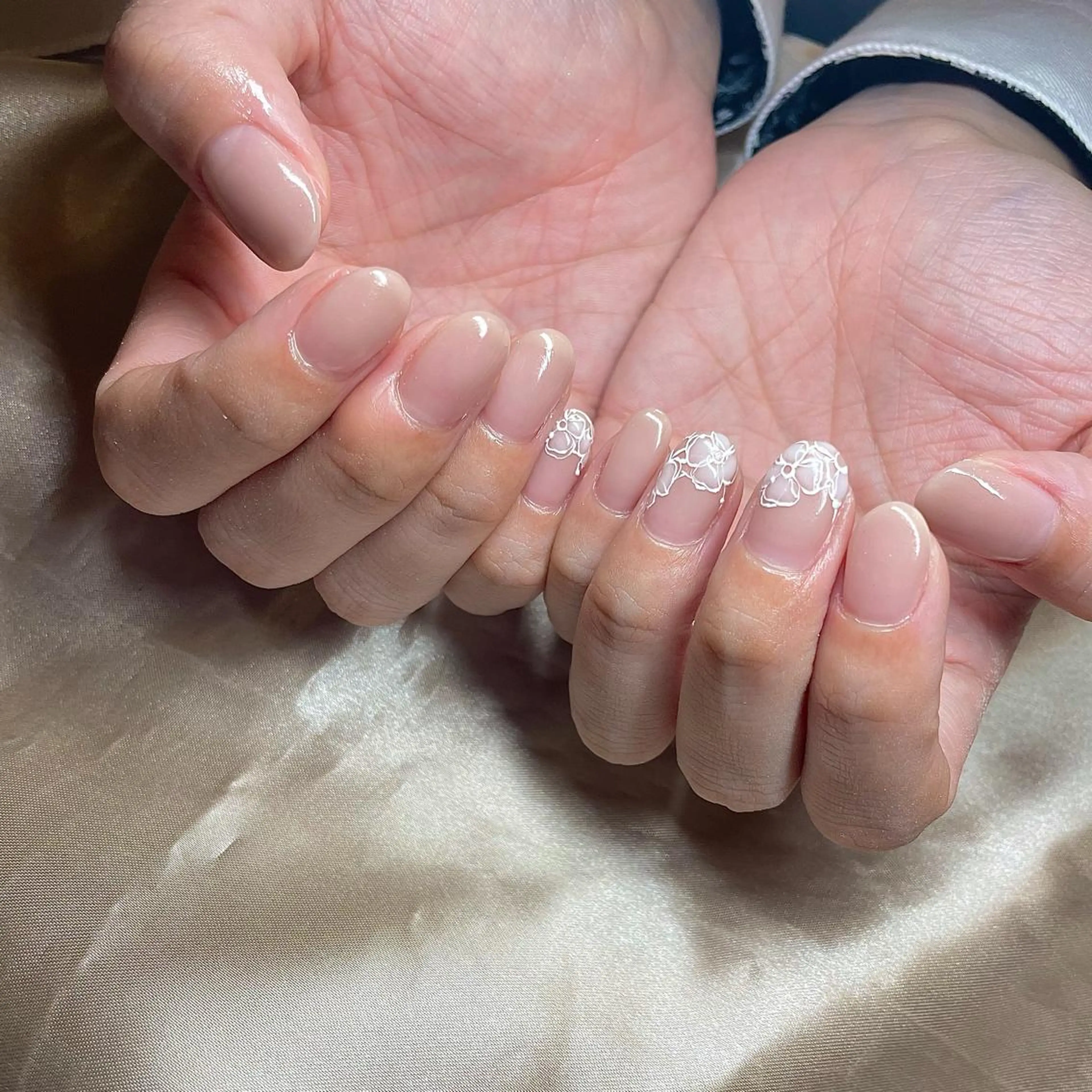 ミディアム カラー パーマ ヘアアレンジ メンズ キッズ ネイル マツエク・マツパ レース nail&eye Aoのマツエク・マツパデザイン