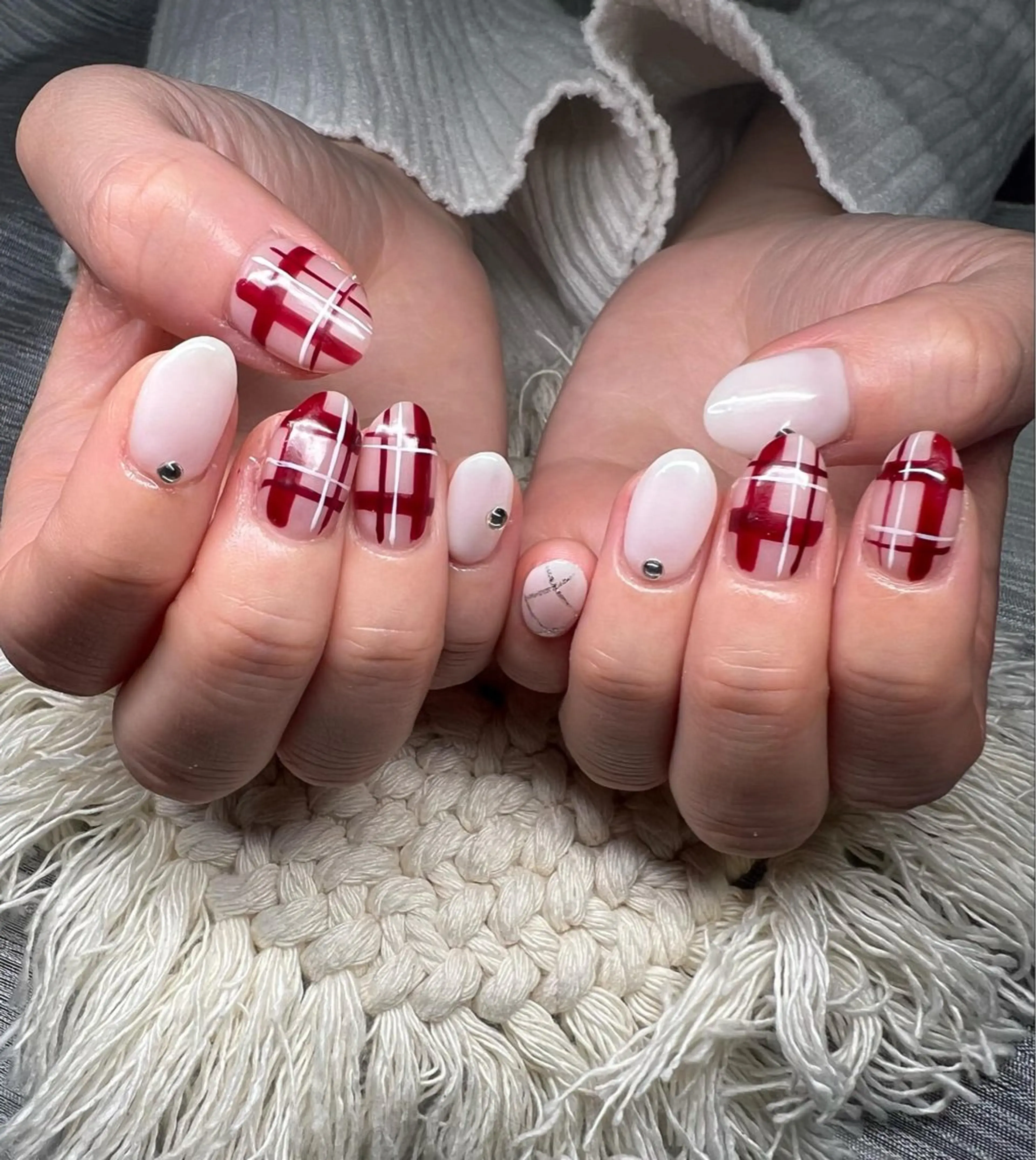 ネイル オーロラネイル チークネイル 長さ出し フットネイル フレンチネイル Lee Nails チップ長さだし専門店のネイルデザイン