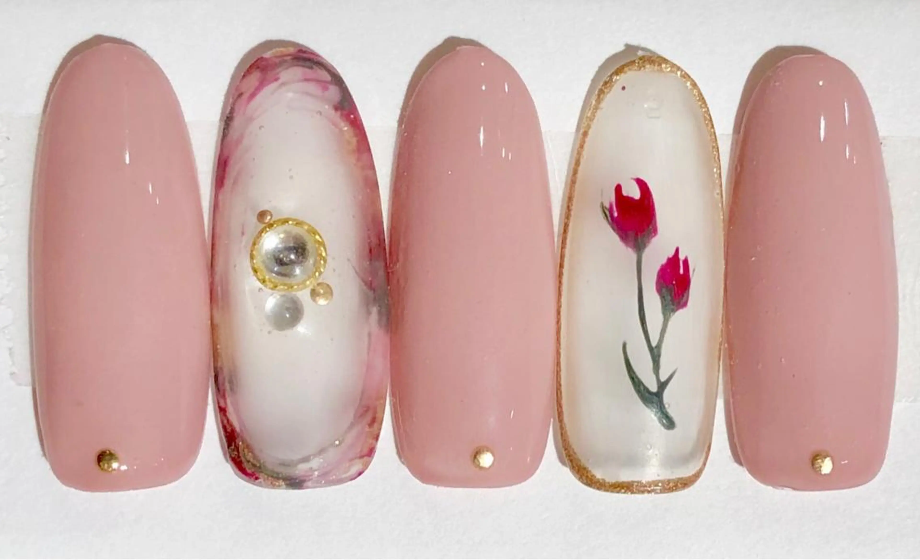 ネイル クリアネイル マットネイル Can I 川崎店 三島 久美子のネイルデザイン