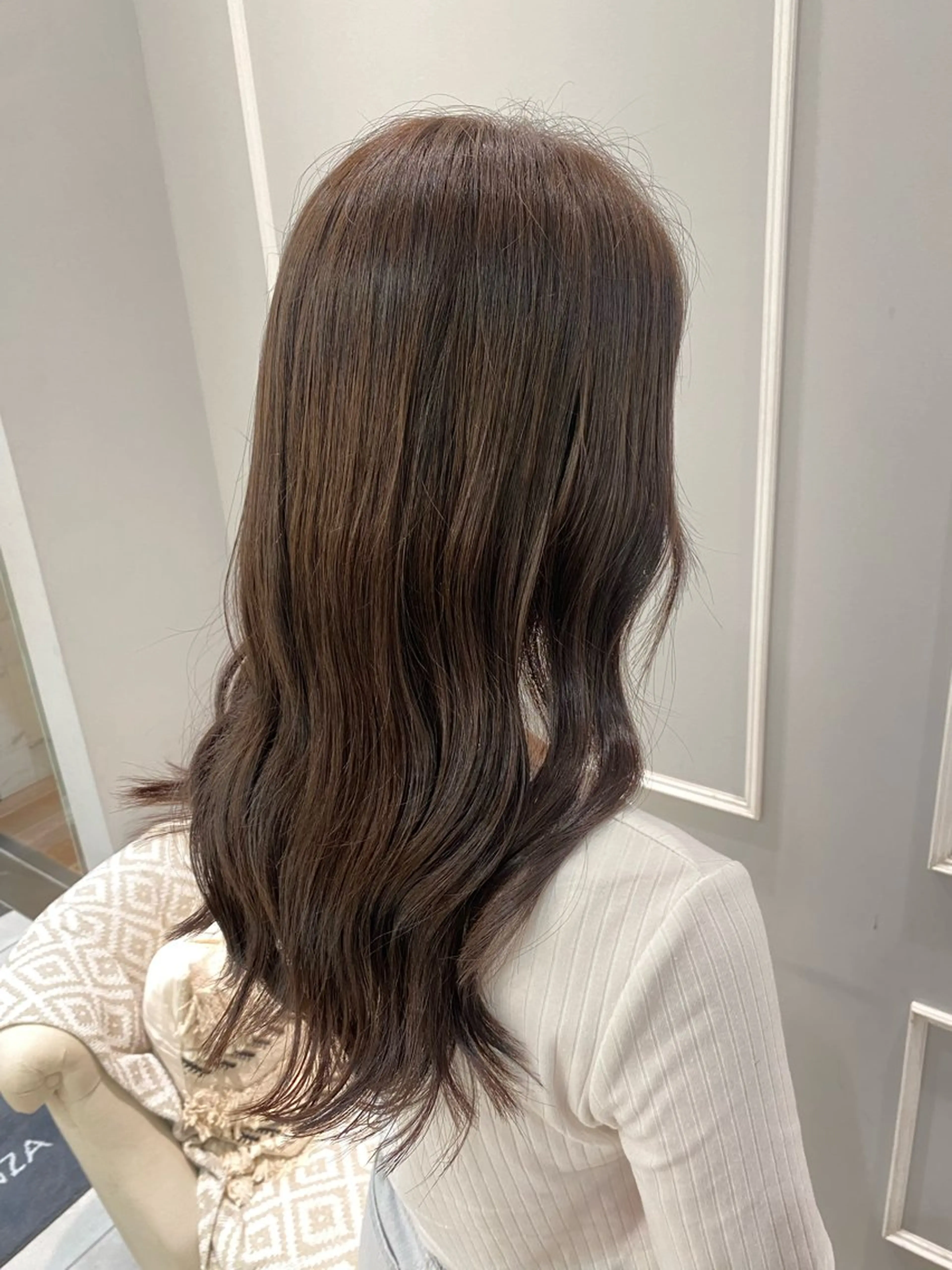 ロング カット ヘアカラー トリートメント 韓国ヘア🍒渡辺 咲🍒のヘアスタイル