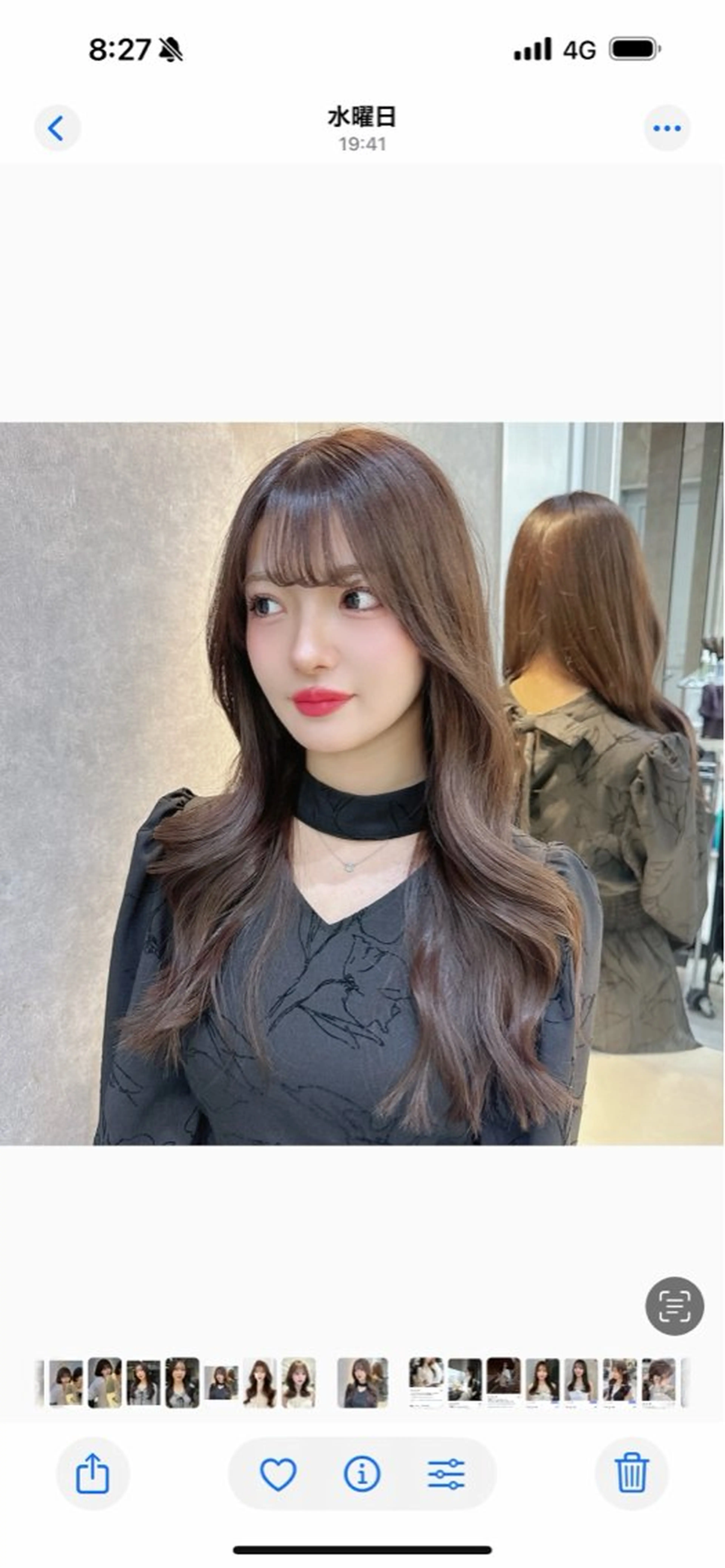 ロング レイヤー/縮毛矯正 🌹大人韓国 芹奈のヘアスタイル