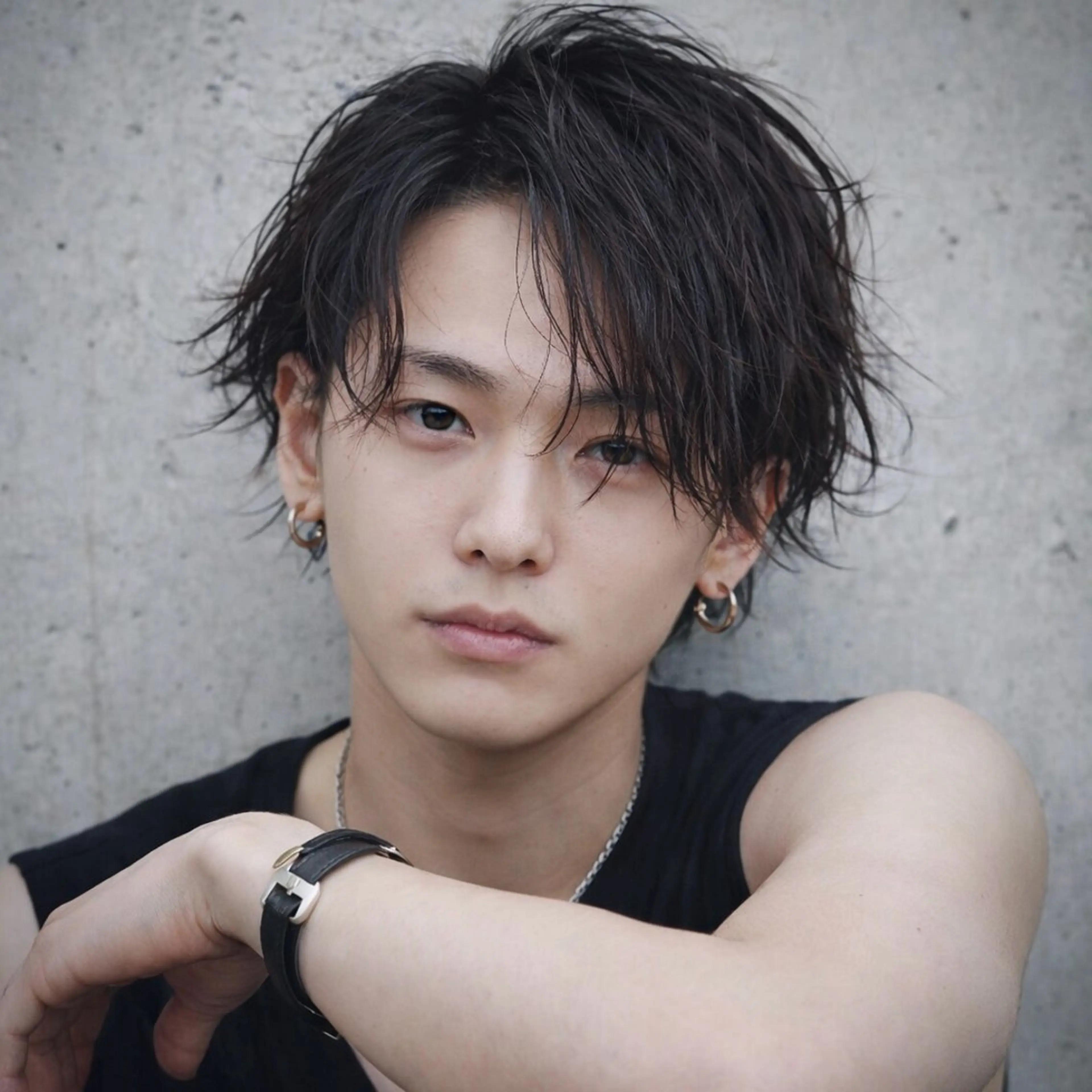 メンズ カット パーマ 表参道フェザーパーマ ニュアンスパーマのヘアスタイル