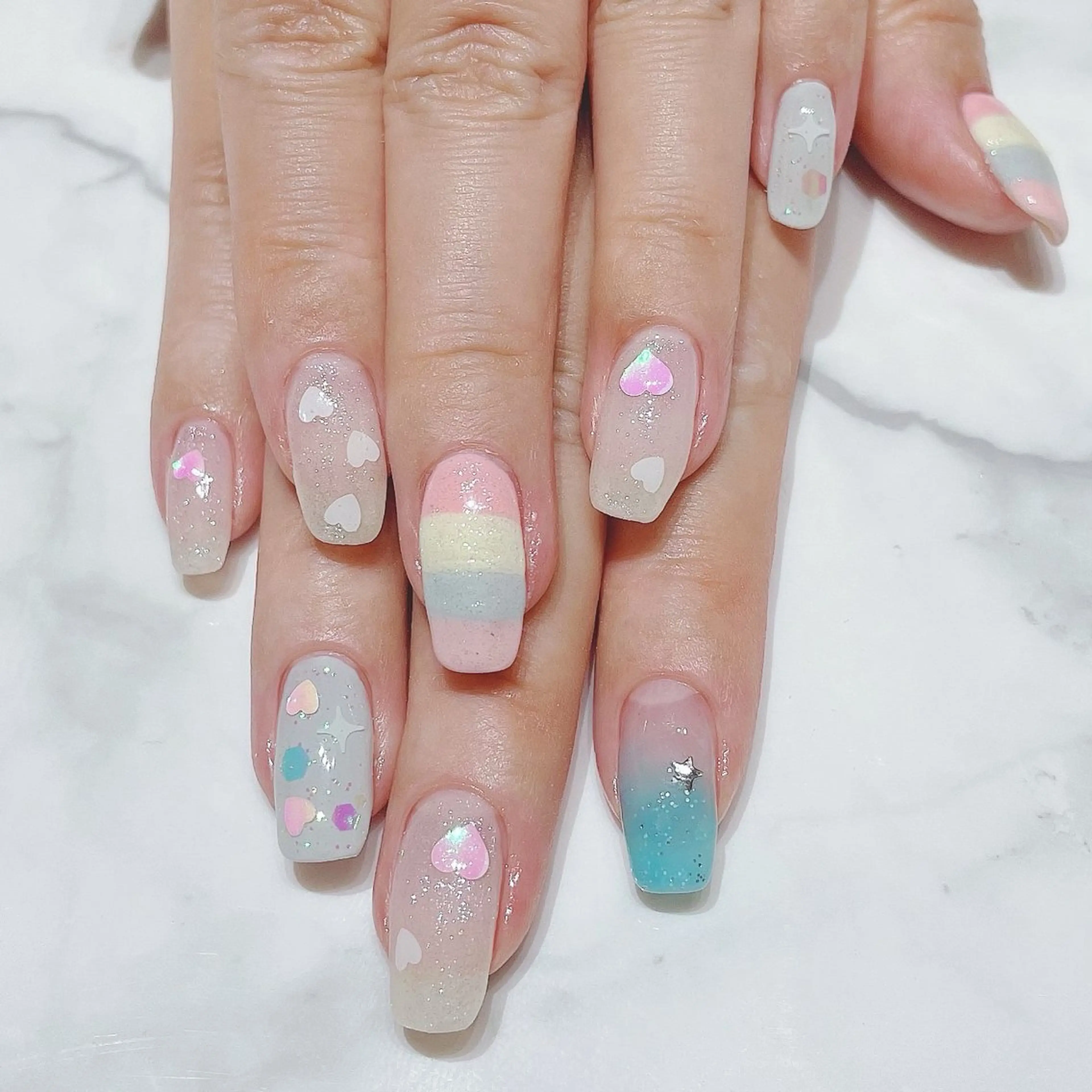 ネイル 持ち込み ネイルサロン Belleのネイルデザイン