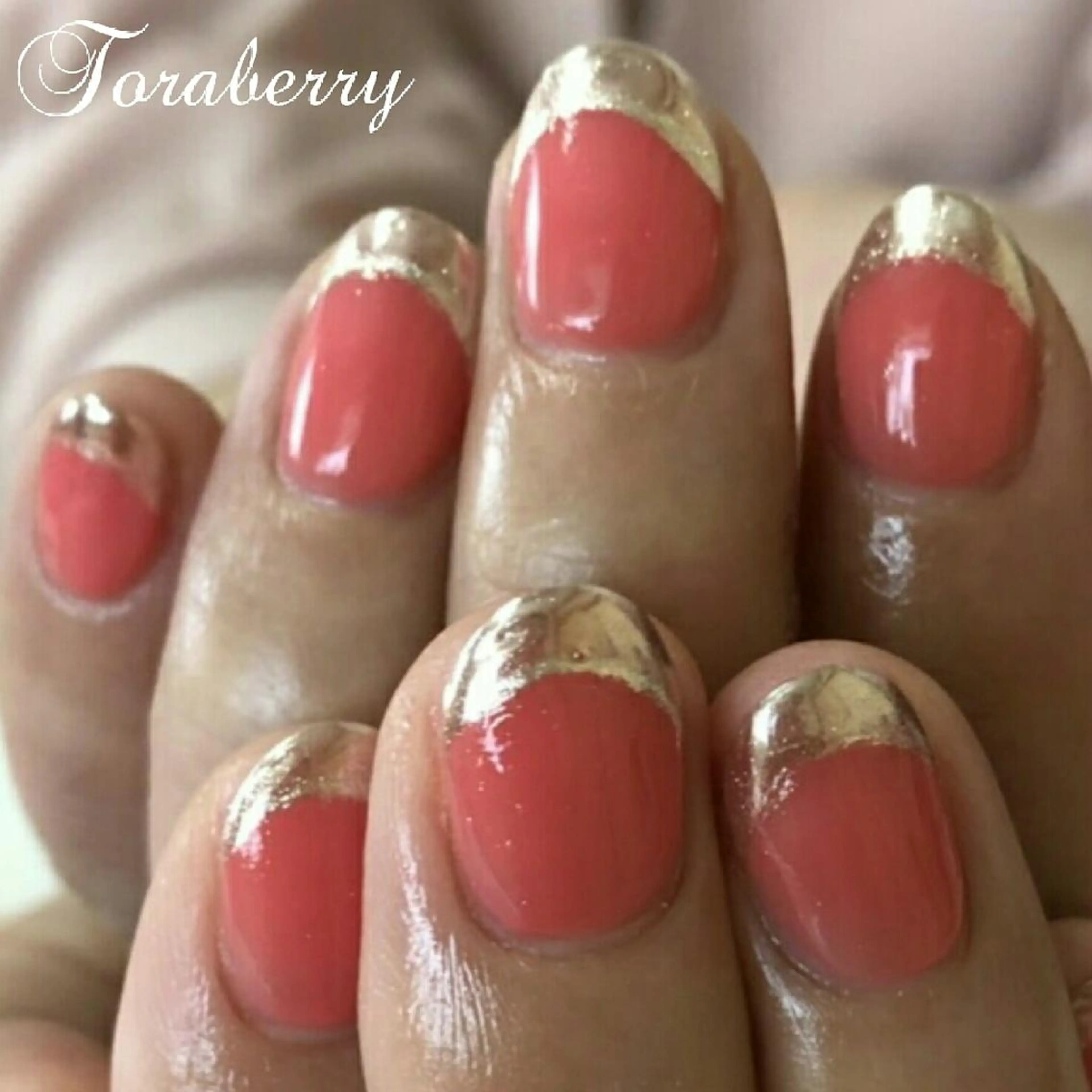 ネイル フレンチネイル ミラーネイル ハンドネイル ネイリスト なつみのネイルデザイン