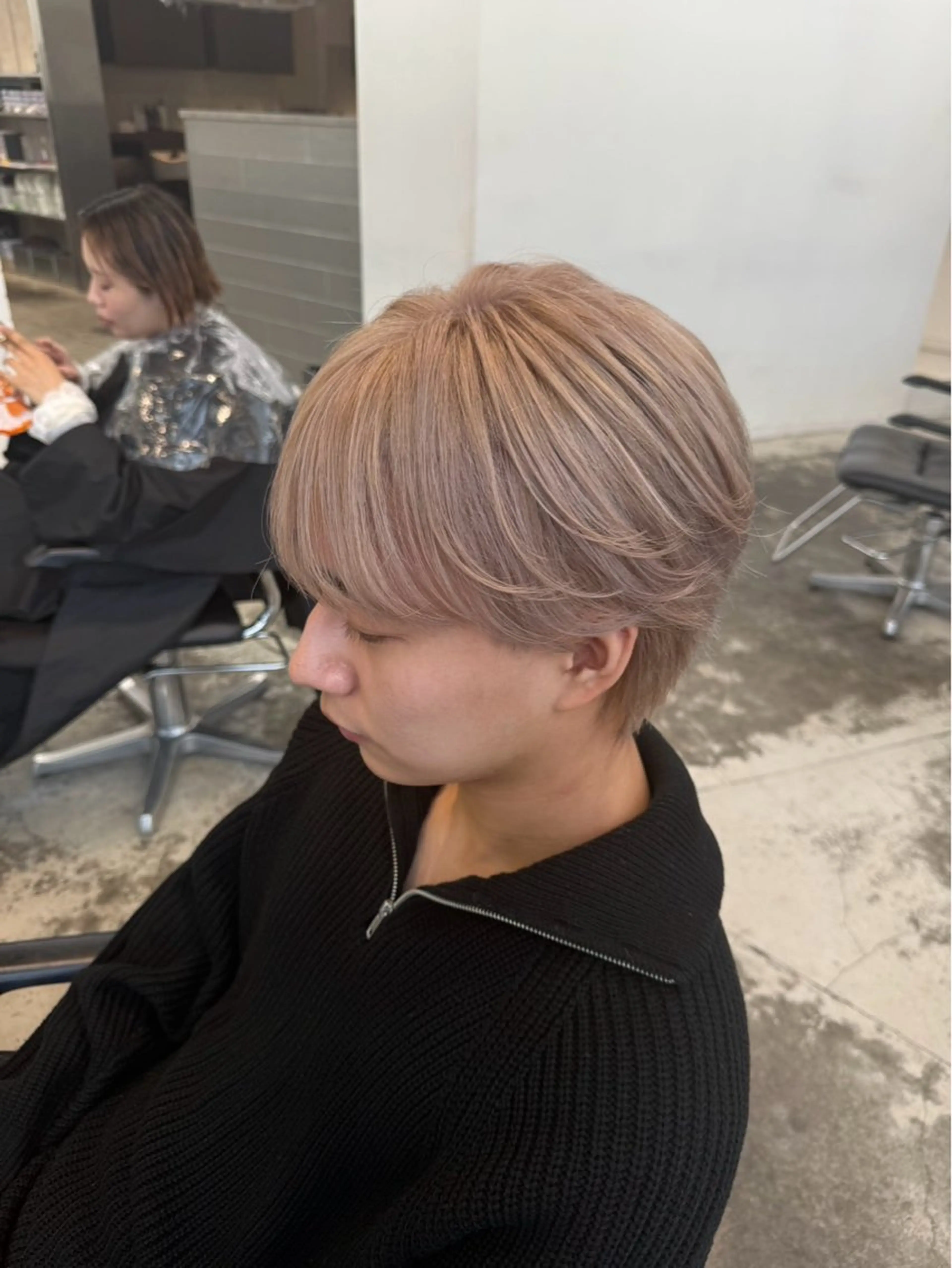 カラー メンズ カット ヘアカラー レイヤー sala 推しカラー職人🎀のヘアスタイル
