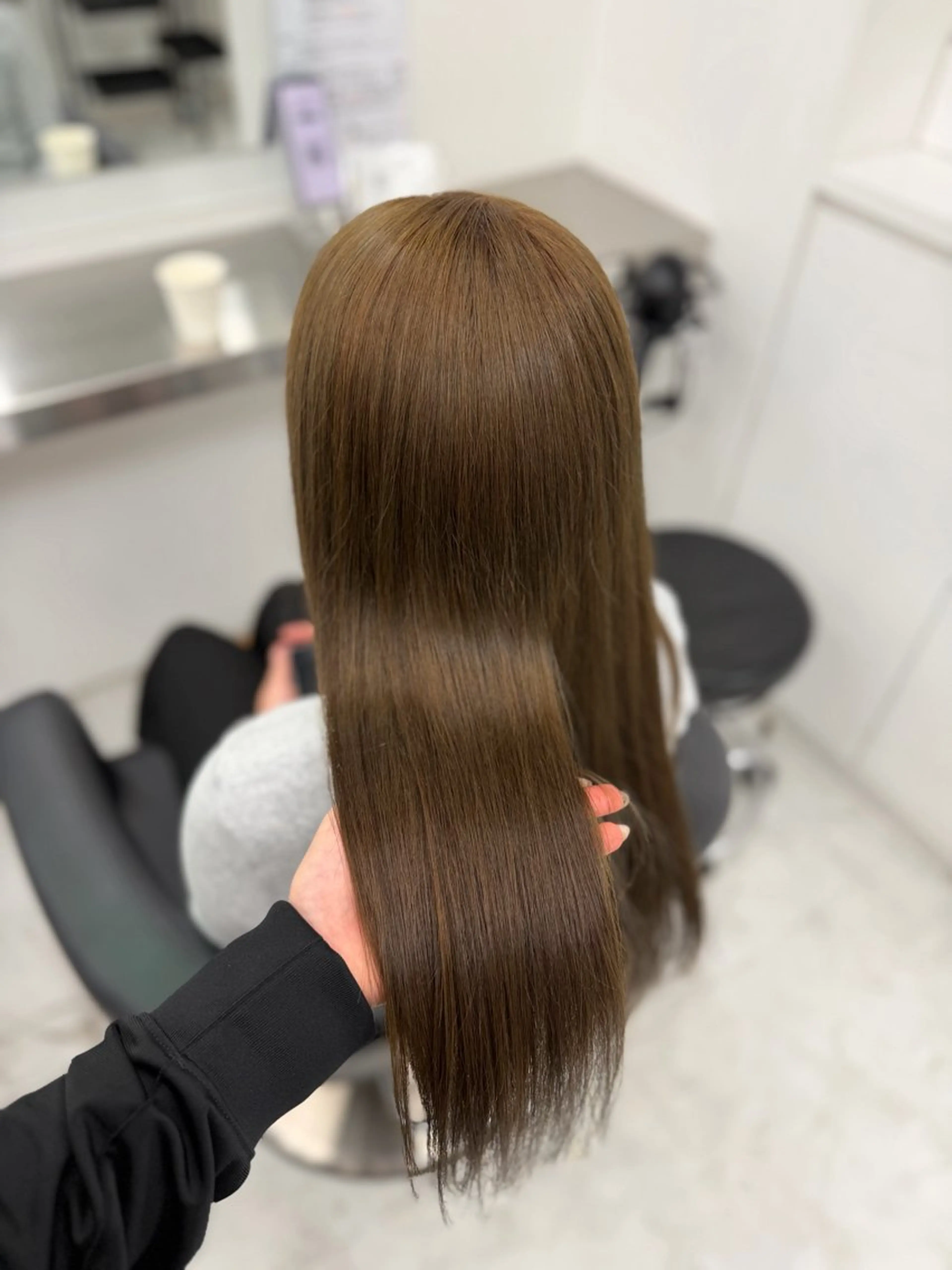 カラー ヘアカラー 透ける透明感カラー 🤍anju🎀のヘアスタイル