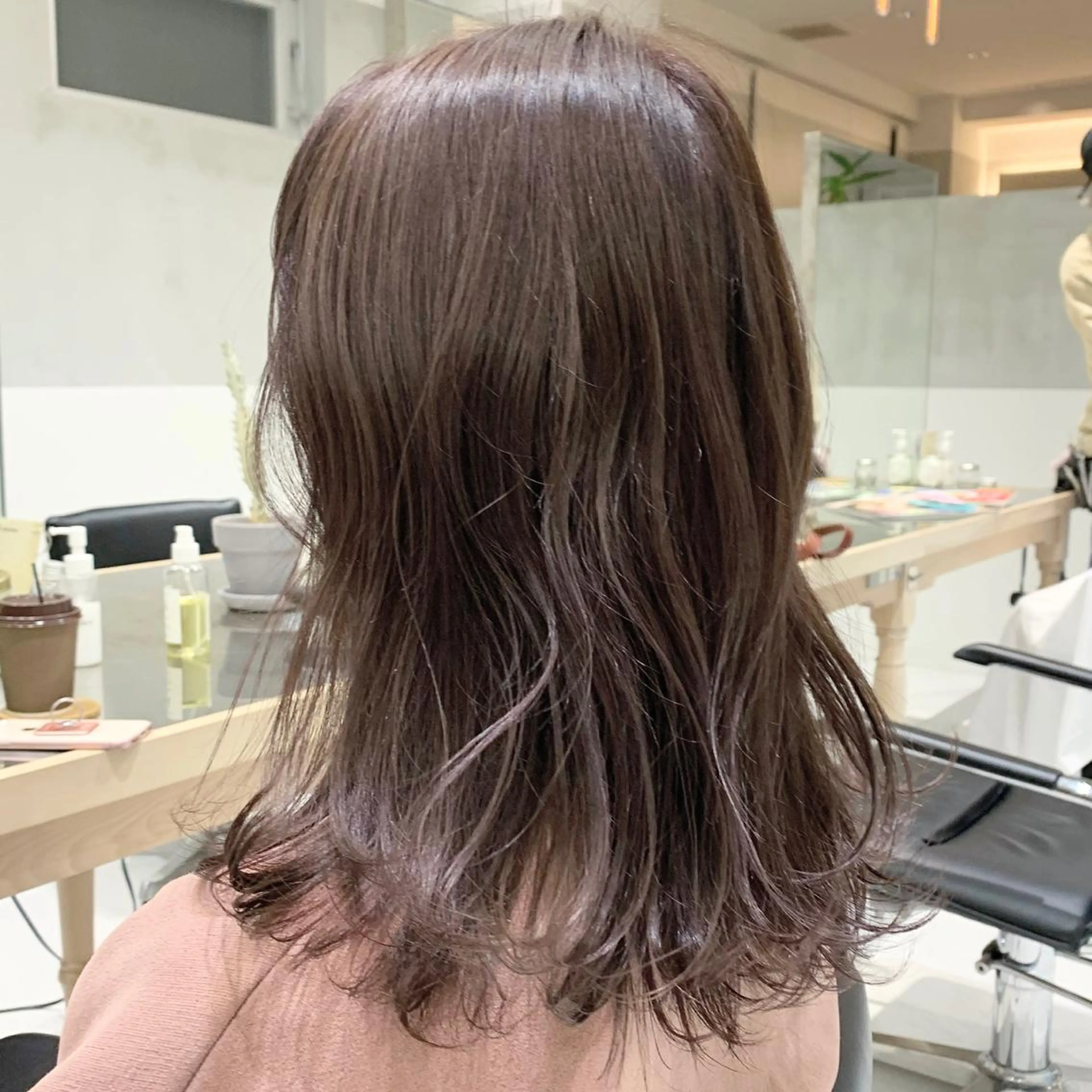 ミディアム カラー minami🪷 暖色カラーのヘアスタイル