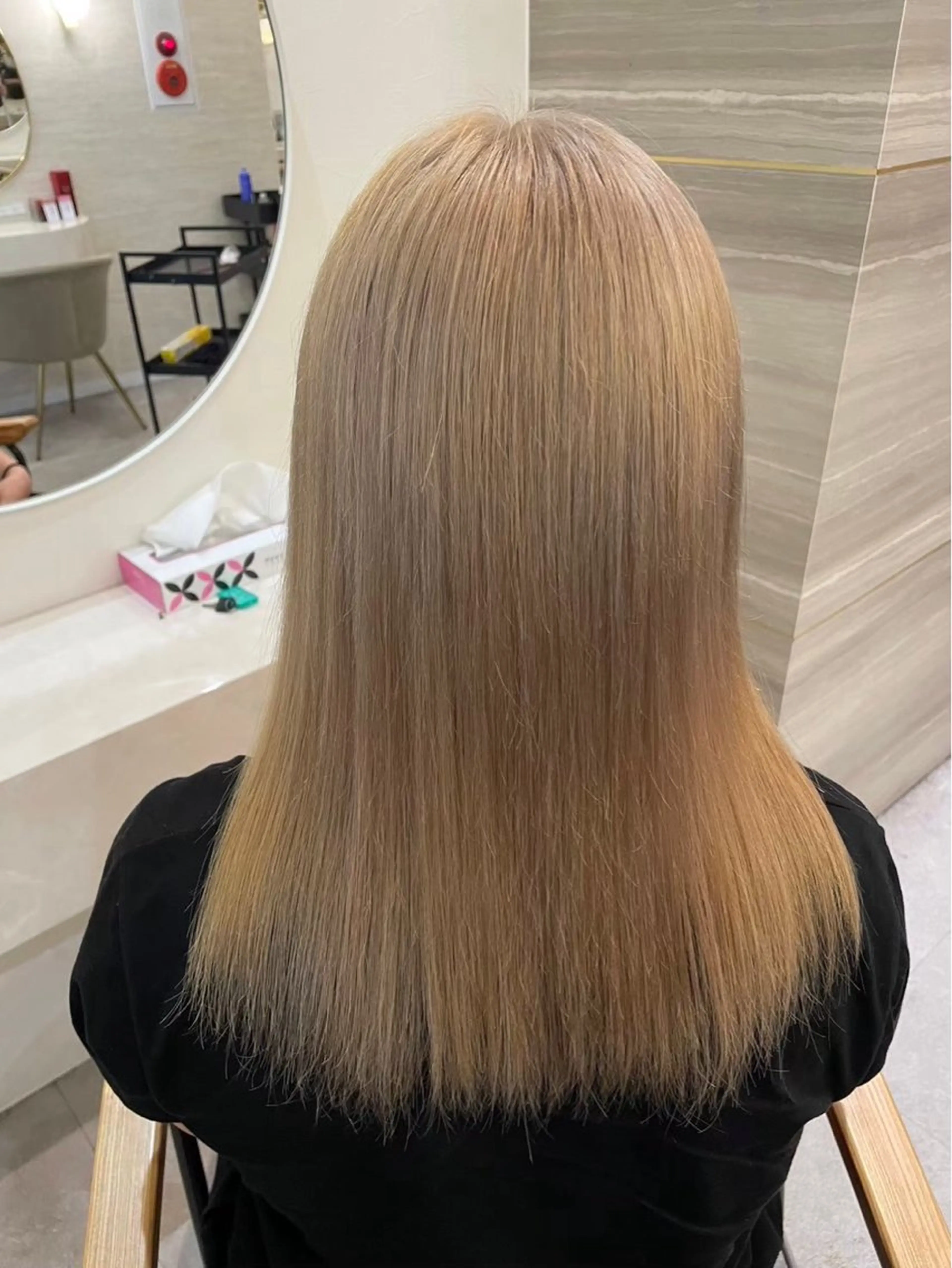 🤎リタッチonカラー🤎モデル➕高保湿トリートメント✨必ず詳細ご確認ください‼️の写真