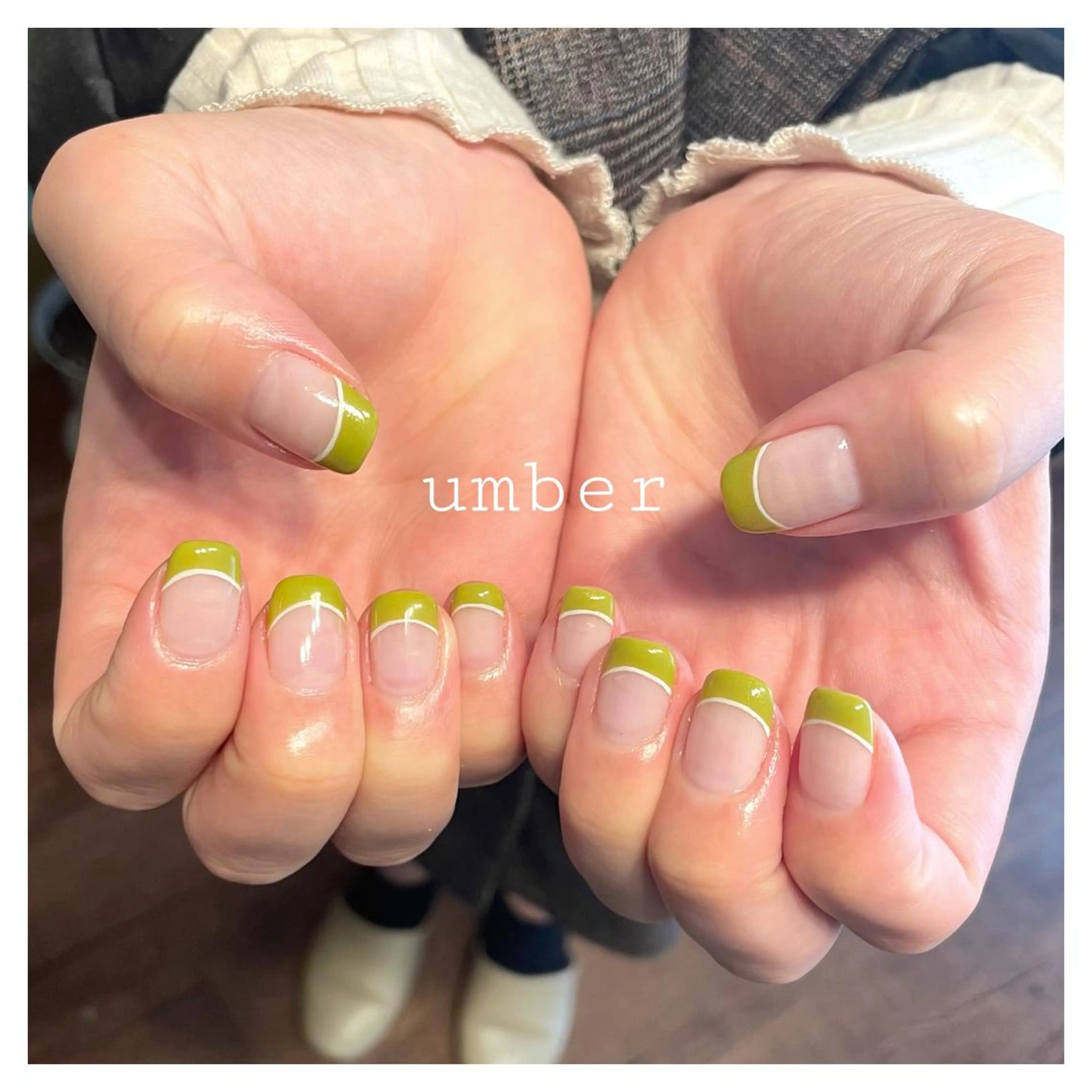 ネイル クリアネイル フラッシュネイル フットネイル フレンチネイル マグネットネイル umber 三茶1分のネイルデザイン