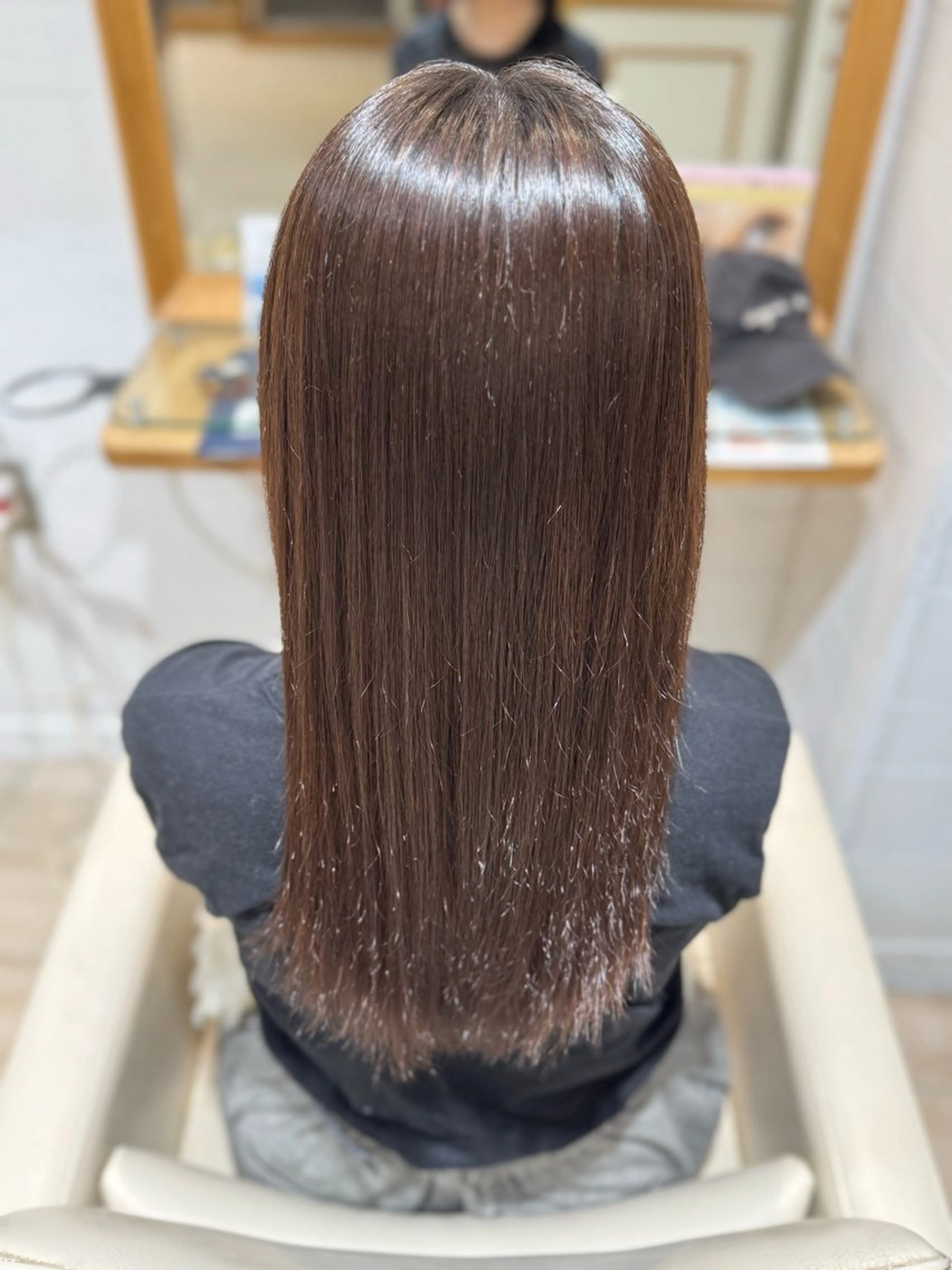 ロング 縮毛矯正 ⭐︎mahiro ⭐︎のヘアスタイル