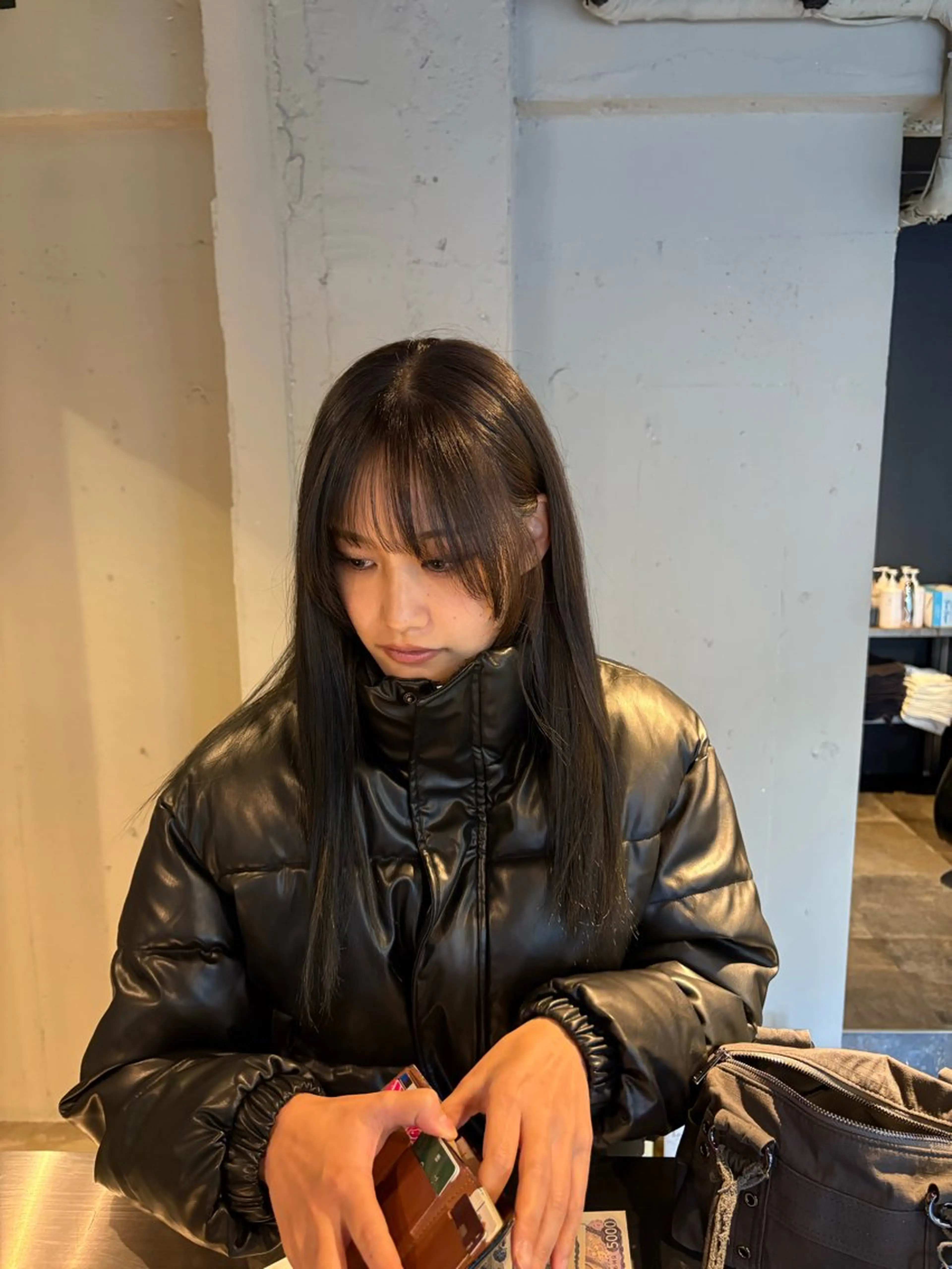 ミディアム ヘアカラー 透明感・美髪 monsoワニベユナのヘアスタイル