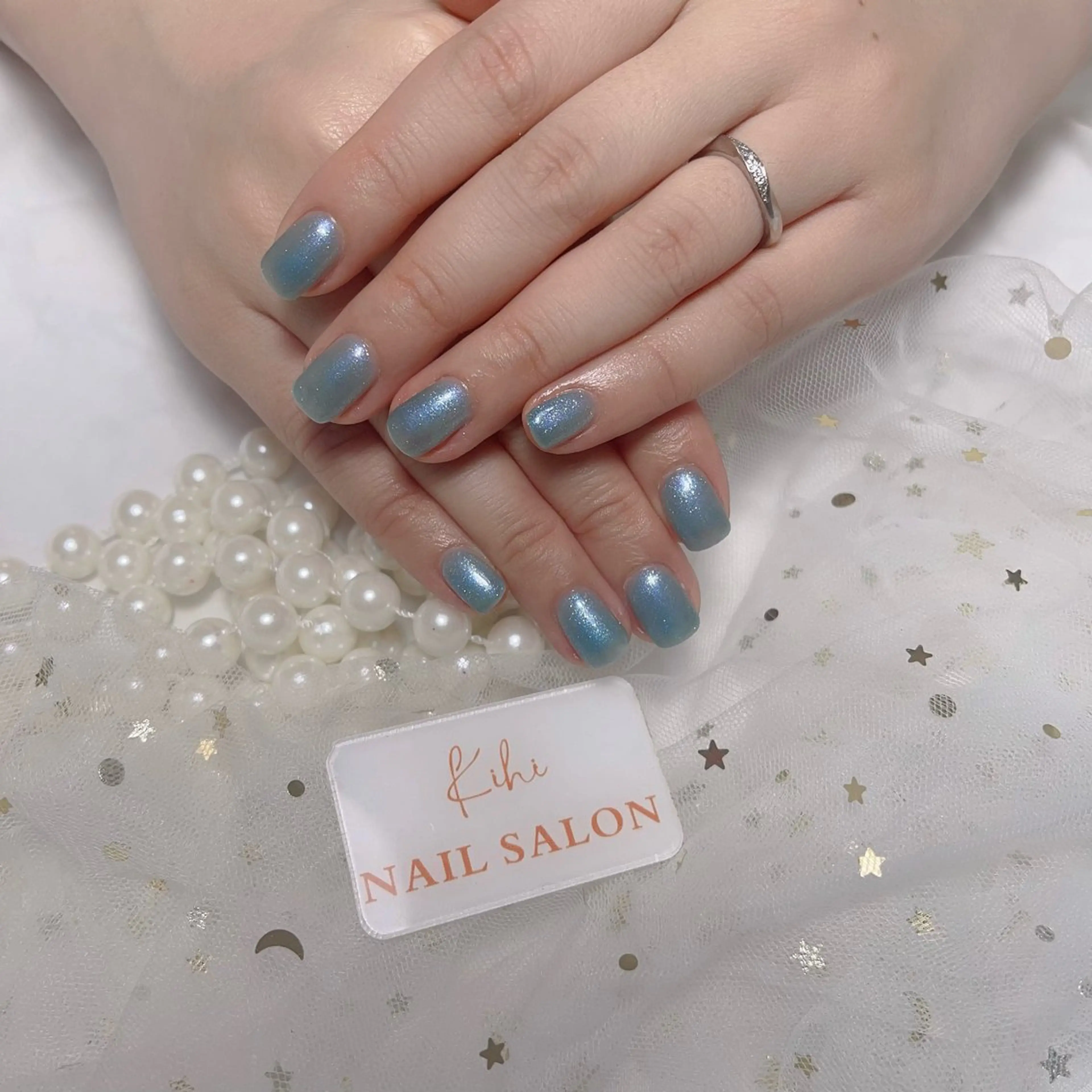 ネイル アートネイル フレンチネイル ジェルネイル グラデーション 韓国ネイル ハンドネイル 小林 あゆみのネイルデザイン