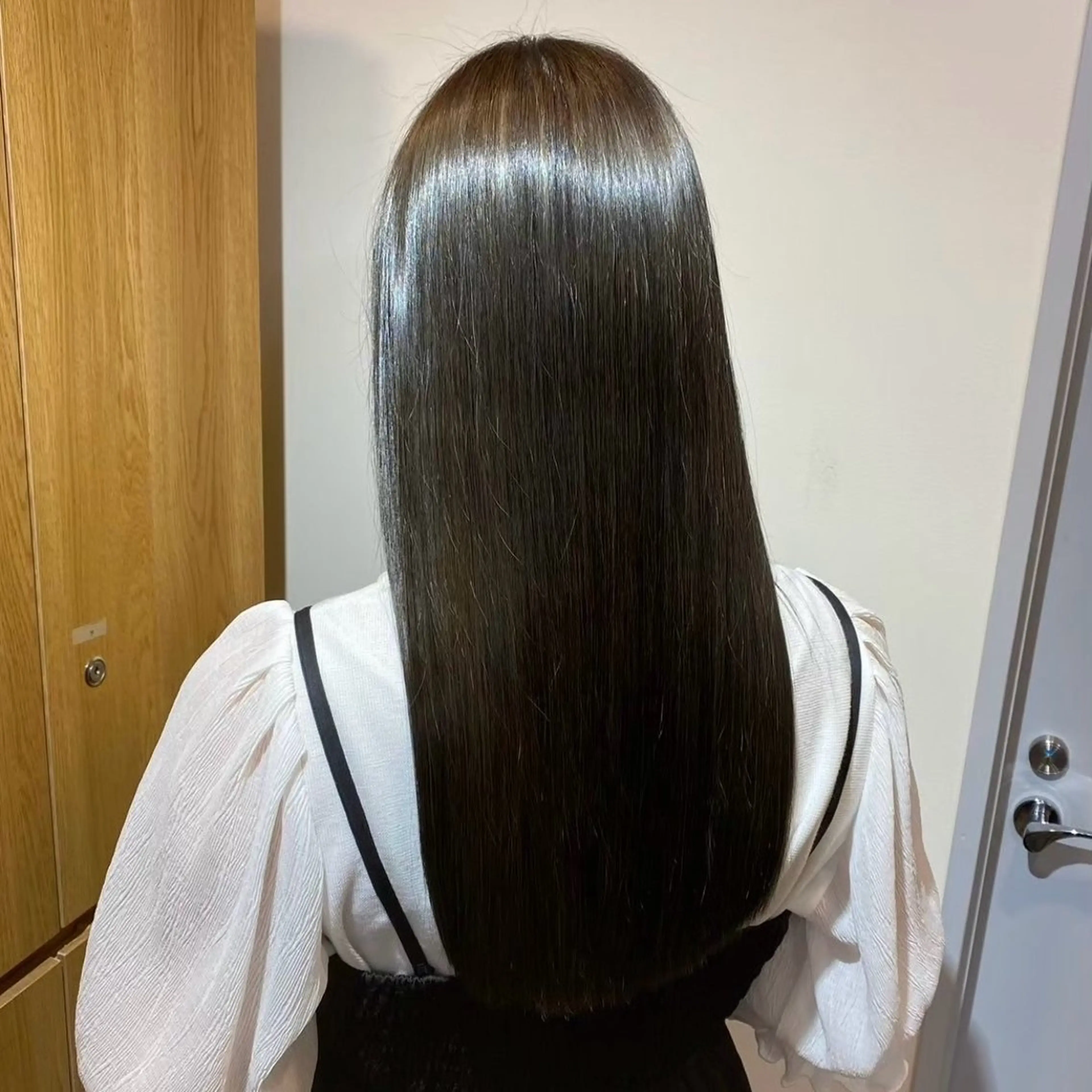 ロング 韓国風ヘア トリートメント 涼星/心斎橋/ モデル募集中👑のヘアスタイル