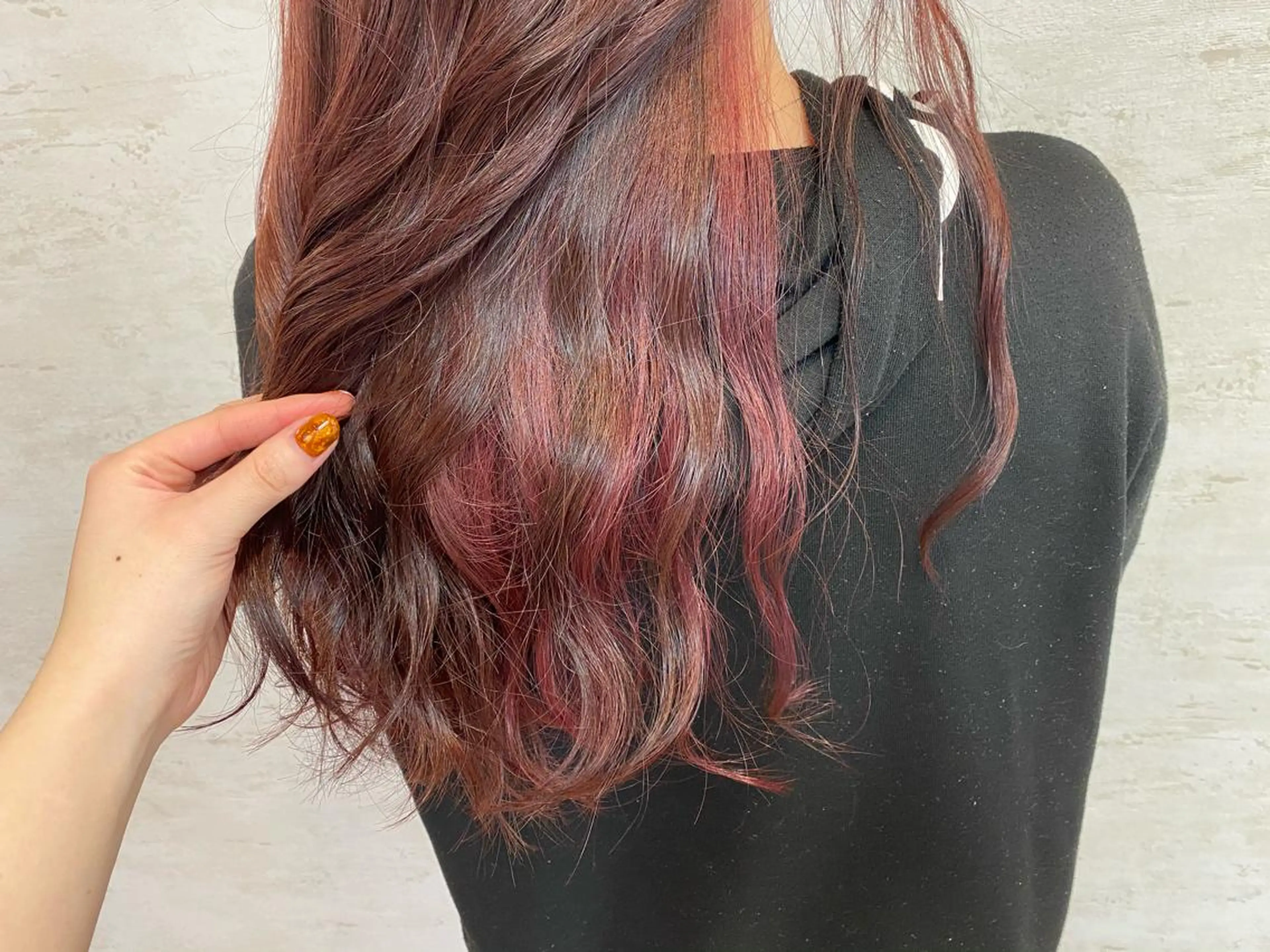 ロング カラー ピンクカラー バイオレットカラー ALLY/ あゆみのヘアスタイル