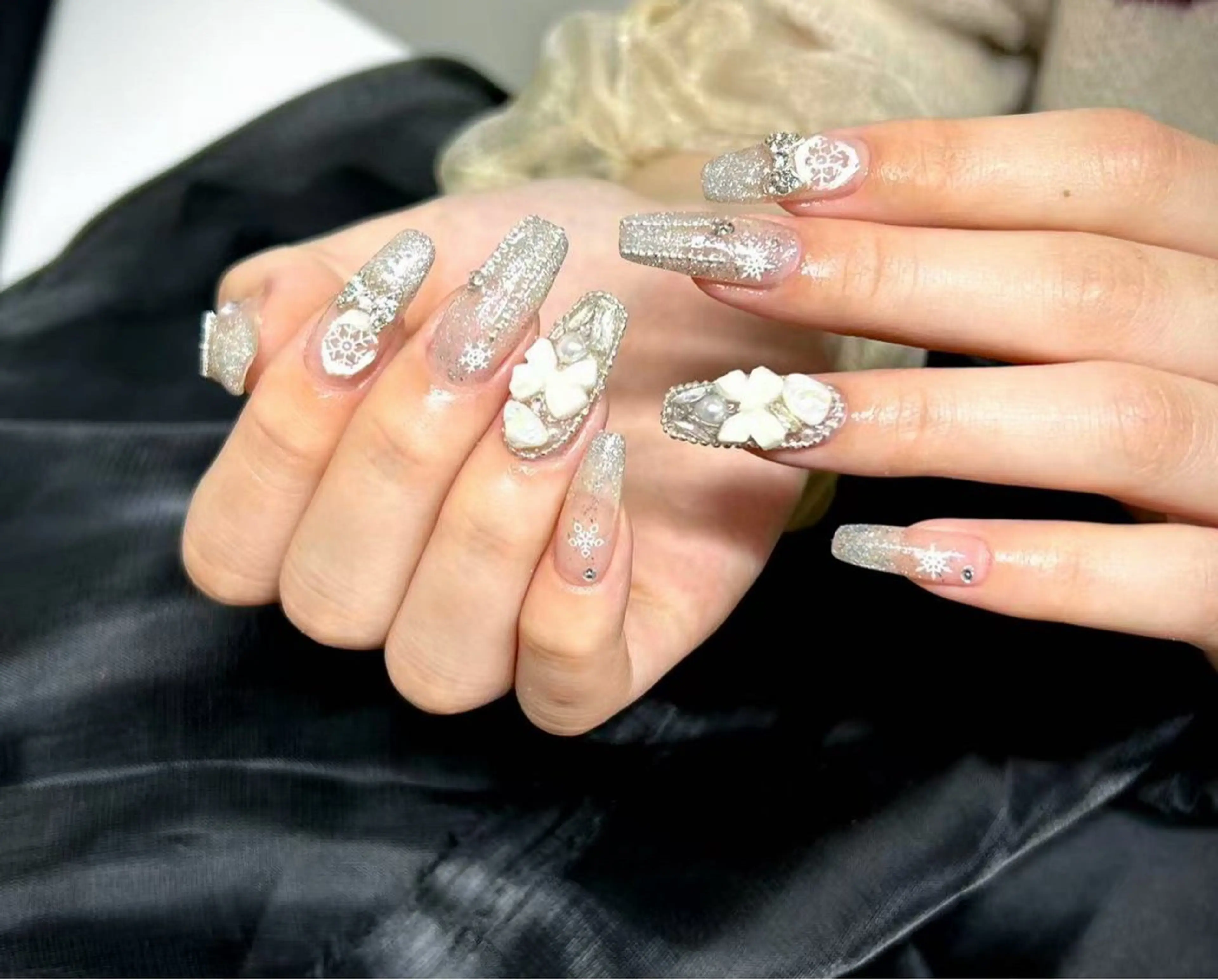 ネイル スカルプネイル シンプルネイル Lunailsalon所属・Lu nailsalonのネイルデザイン