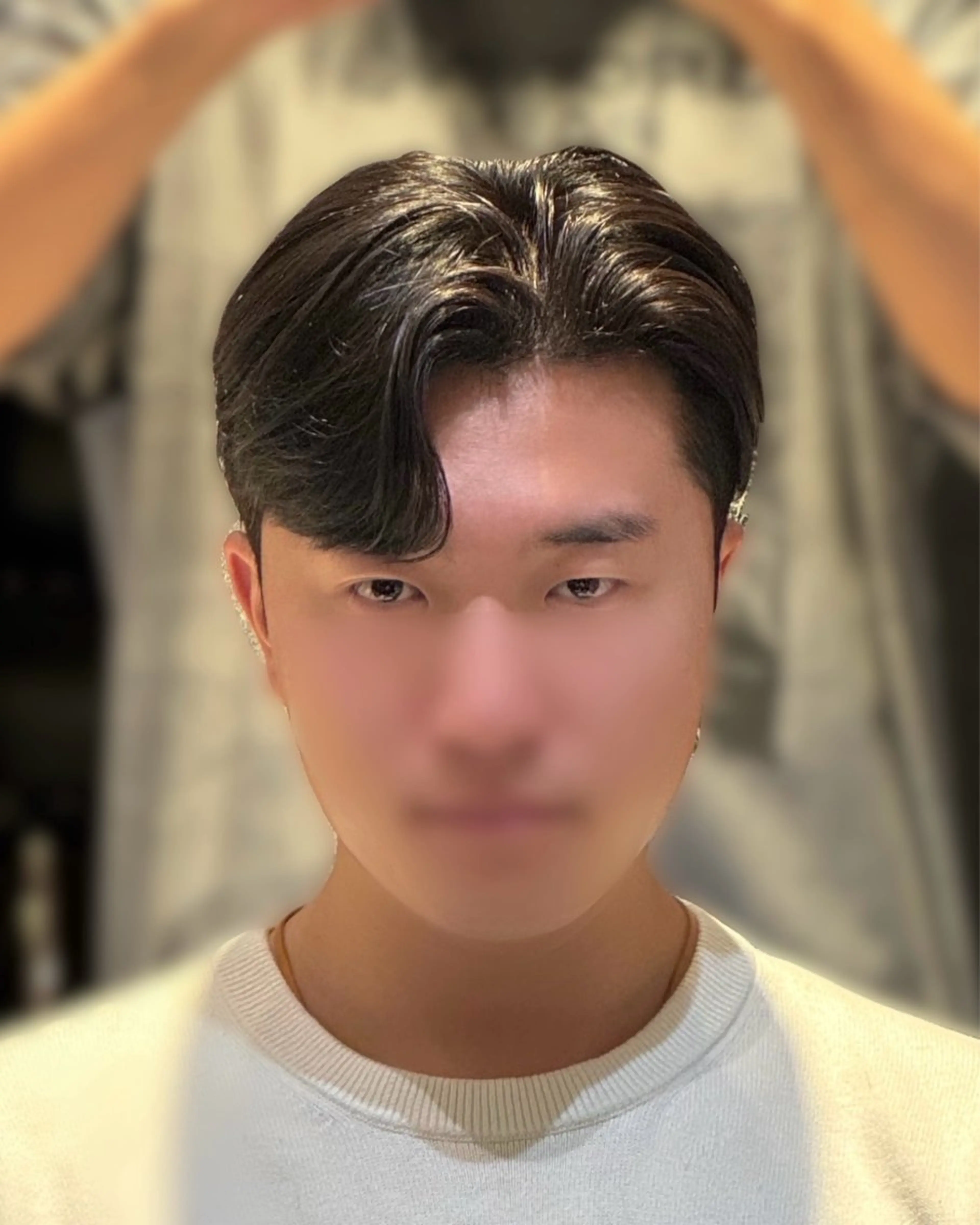 ショート パーマ メンズ YUKI🇰🇷 カルマ／ダウンパーマのヘアスタイル