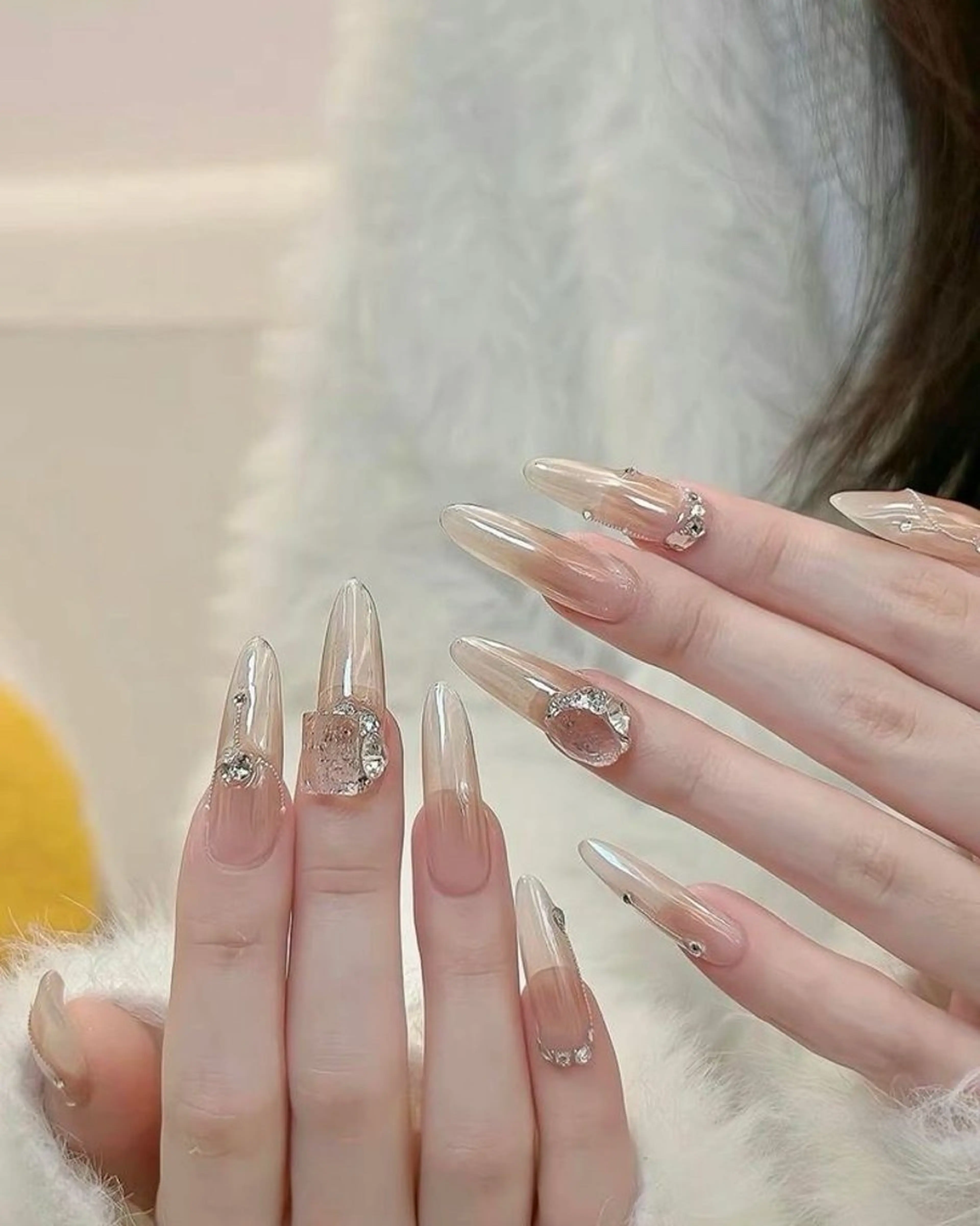 ネイル 韓国ネイル 持ち込み ハンドネイル EMI ANA.CHUOのネイルデザイン