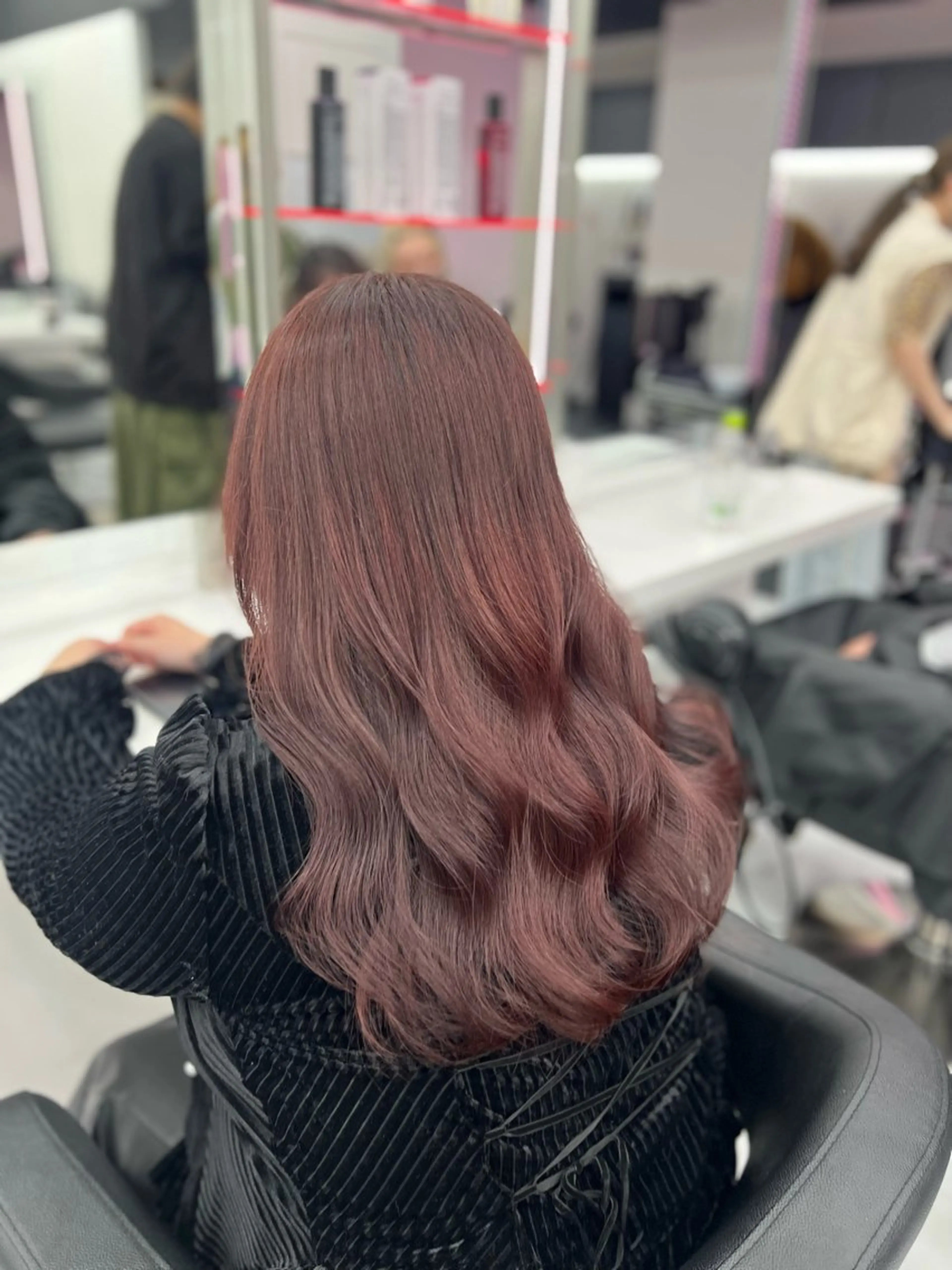 セミロング カラー ダブルカラー特化💖 韓国ヘア💖りくのヘアスタイル