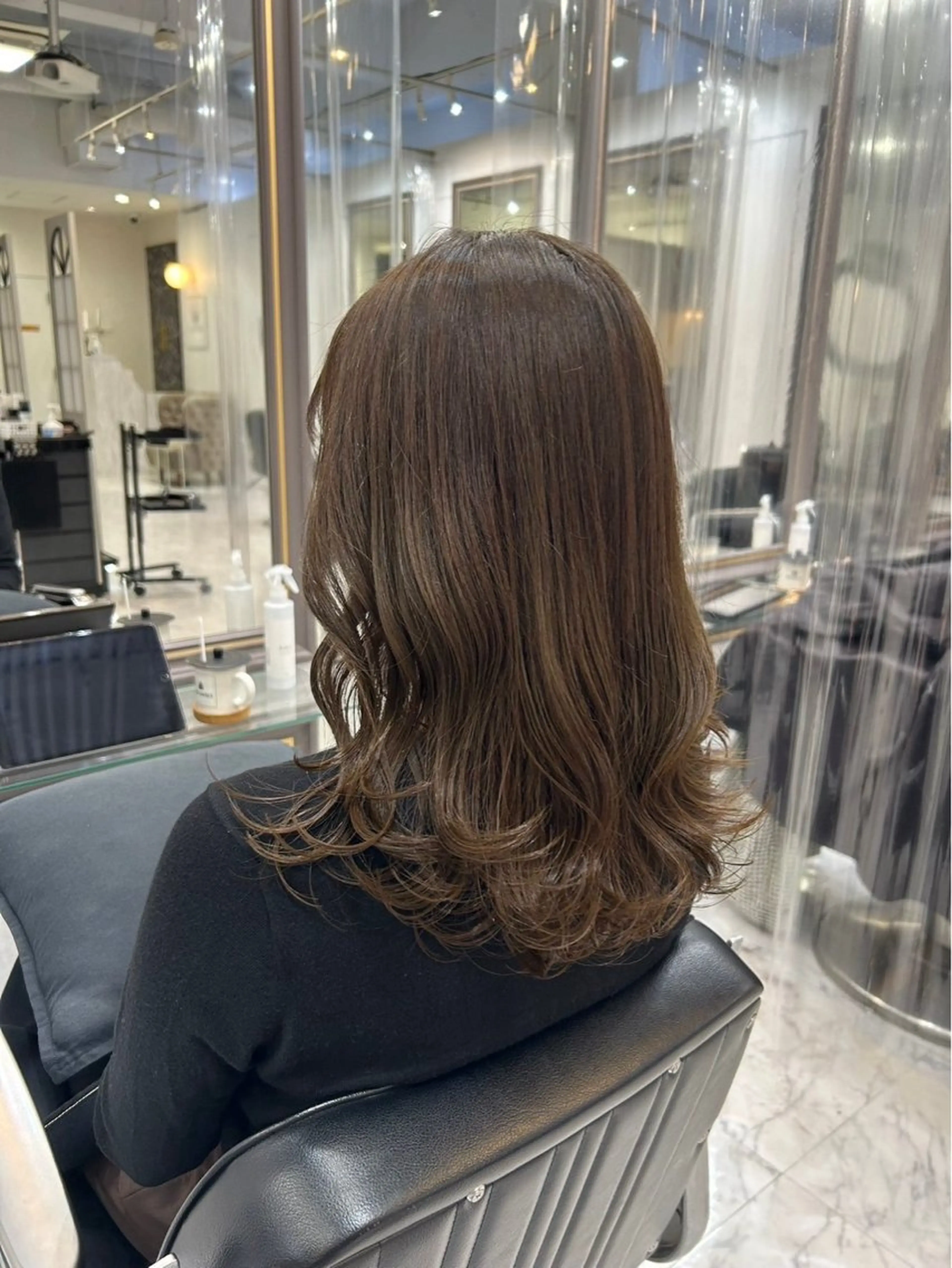 セミロング カラー ナツキ/ 表参道のヘアスタイル