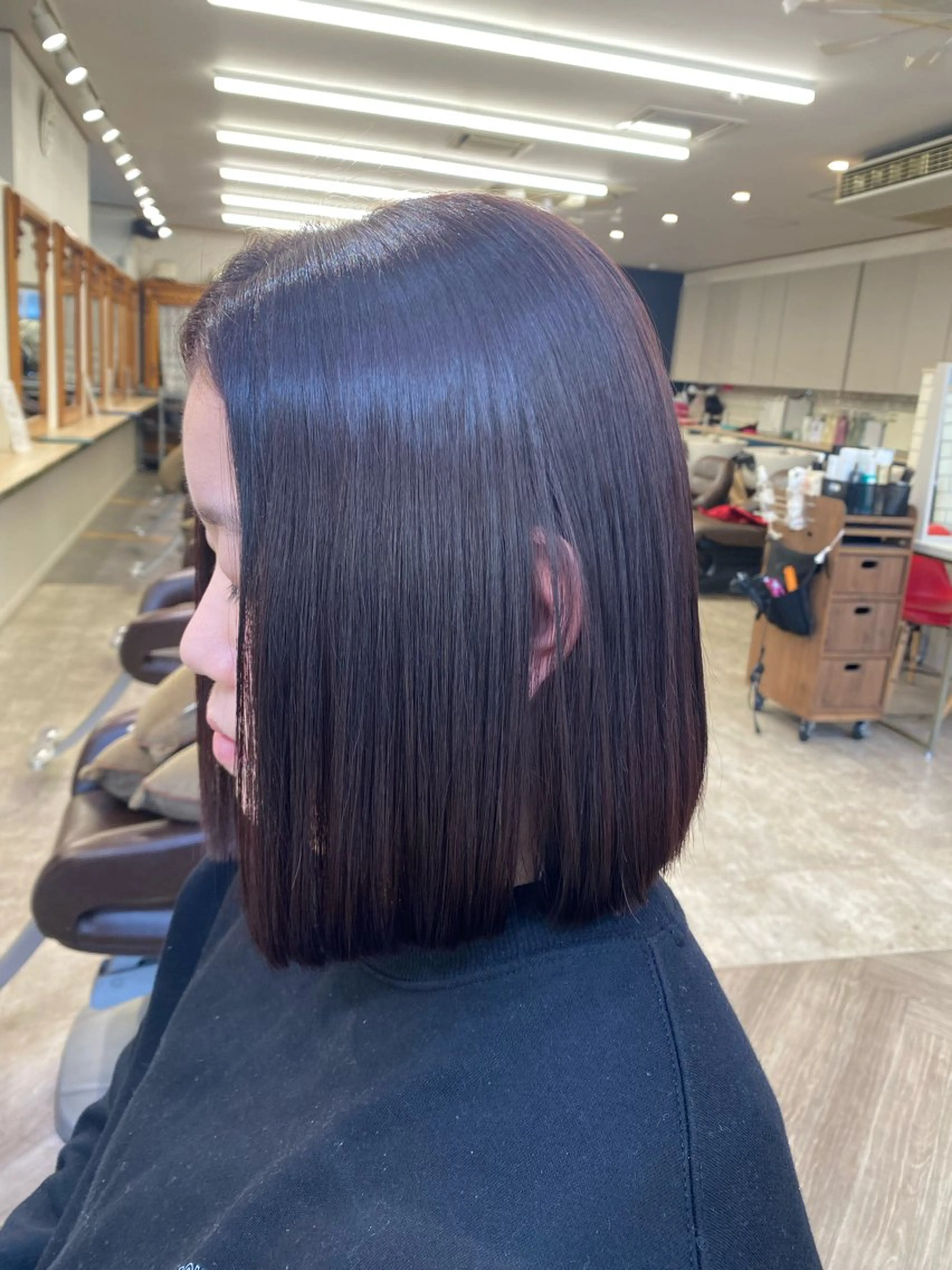 ミディアム 縮毛矯正 ️🫧押上️🫧はな 🫧まとまるショートのヘアスタイル