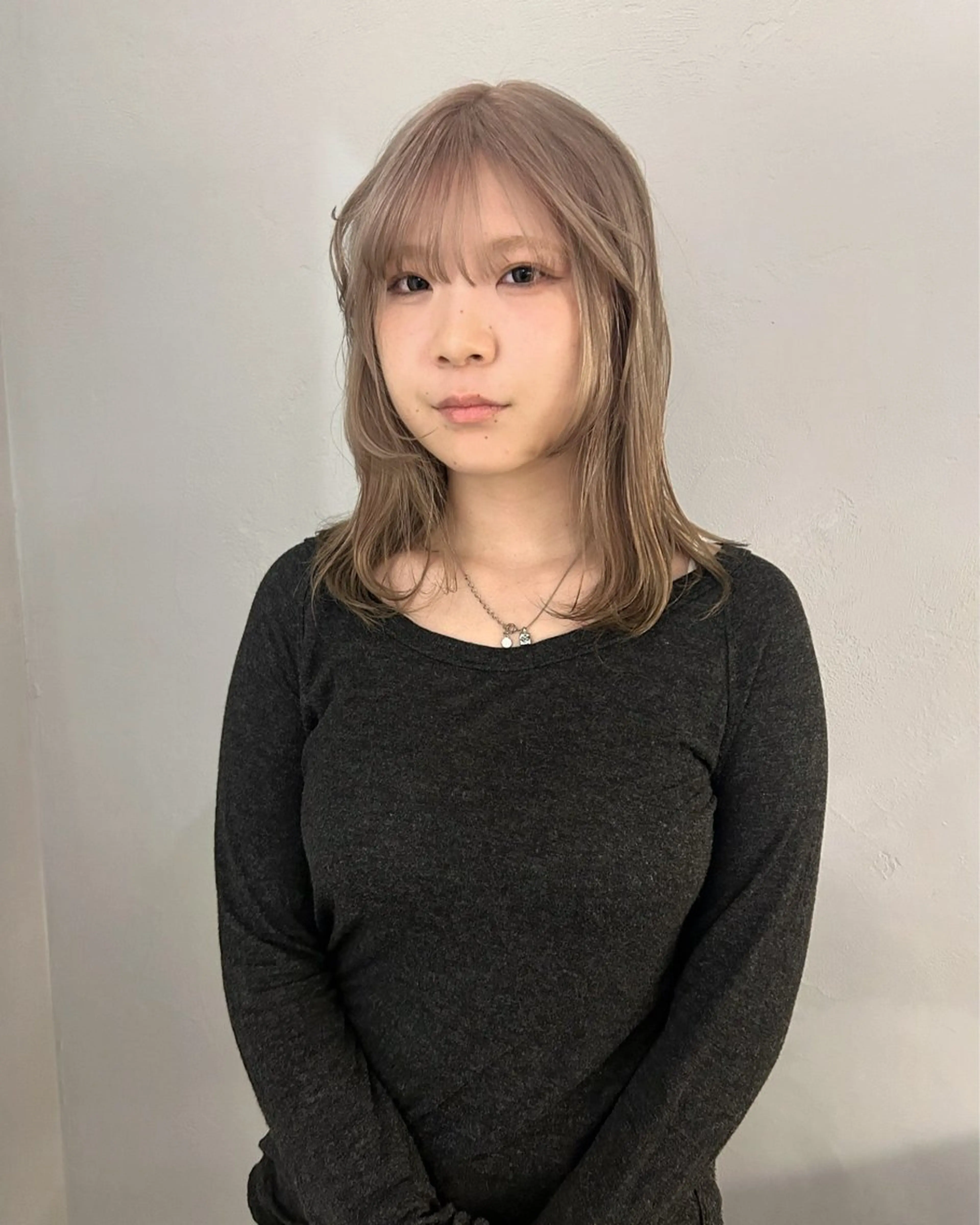 セミロング カラー ヘアカラー トリートメント ケアパーマ/ケアブリ ーチdaisukeのヘアスタイル