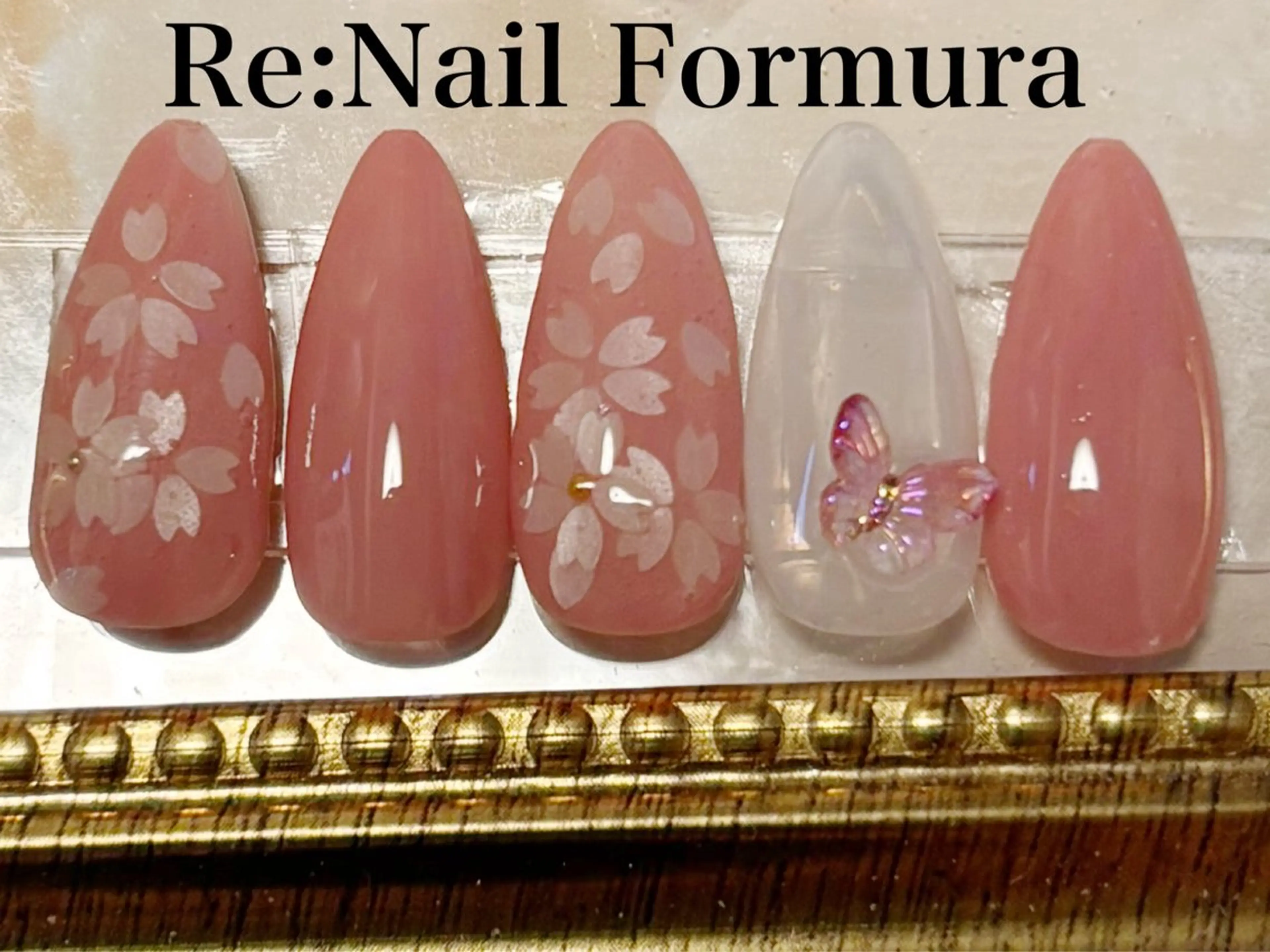ミディアム ハンドネイル Re:Nail Formula所属・kido chieのネイルデザイン