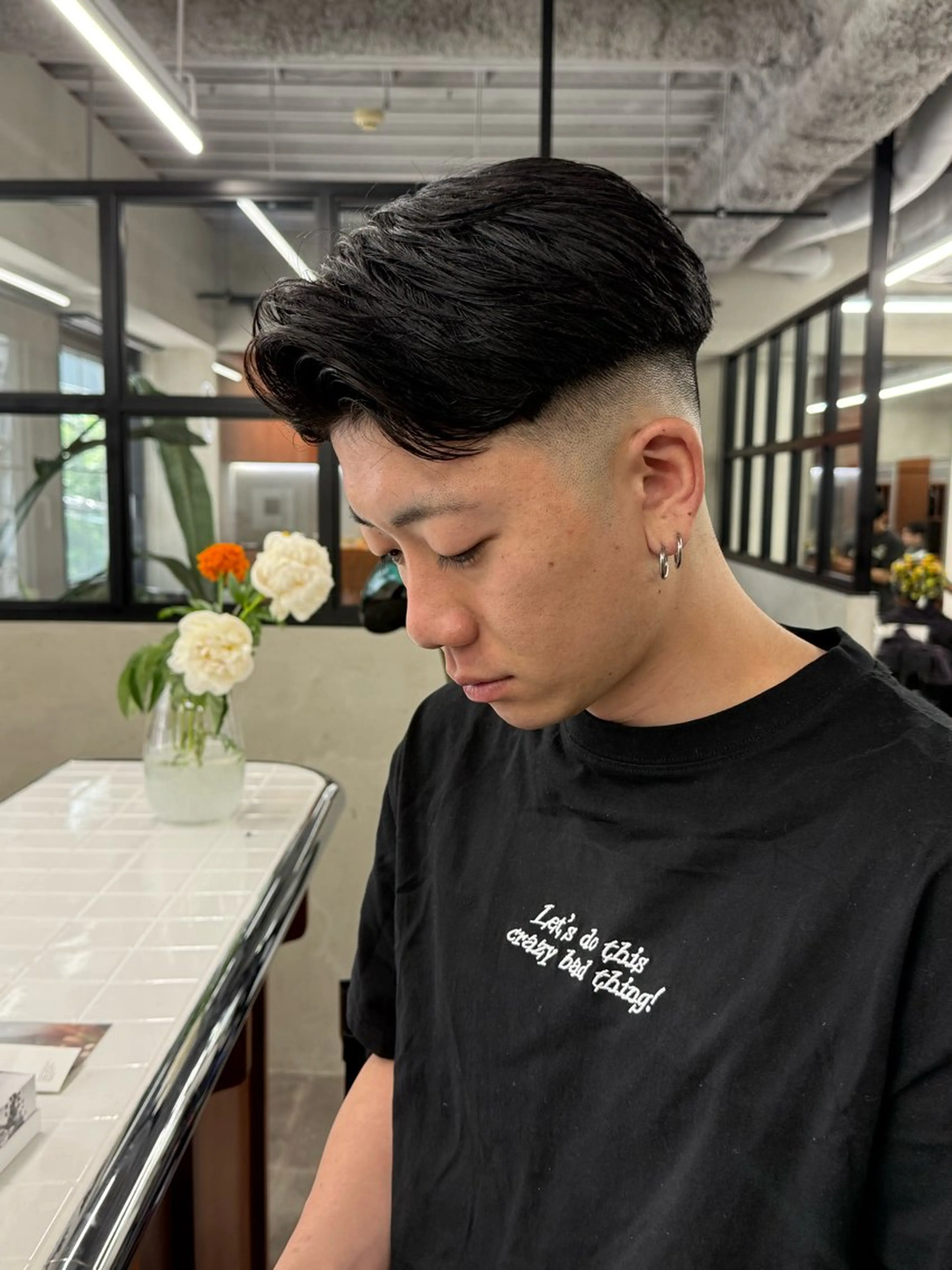 ショート メンズ 豊崎 佑輔のヘアスタイル