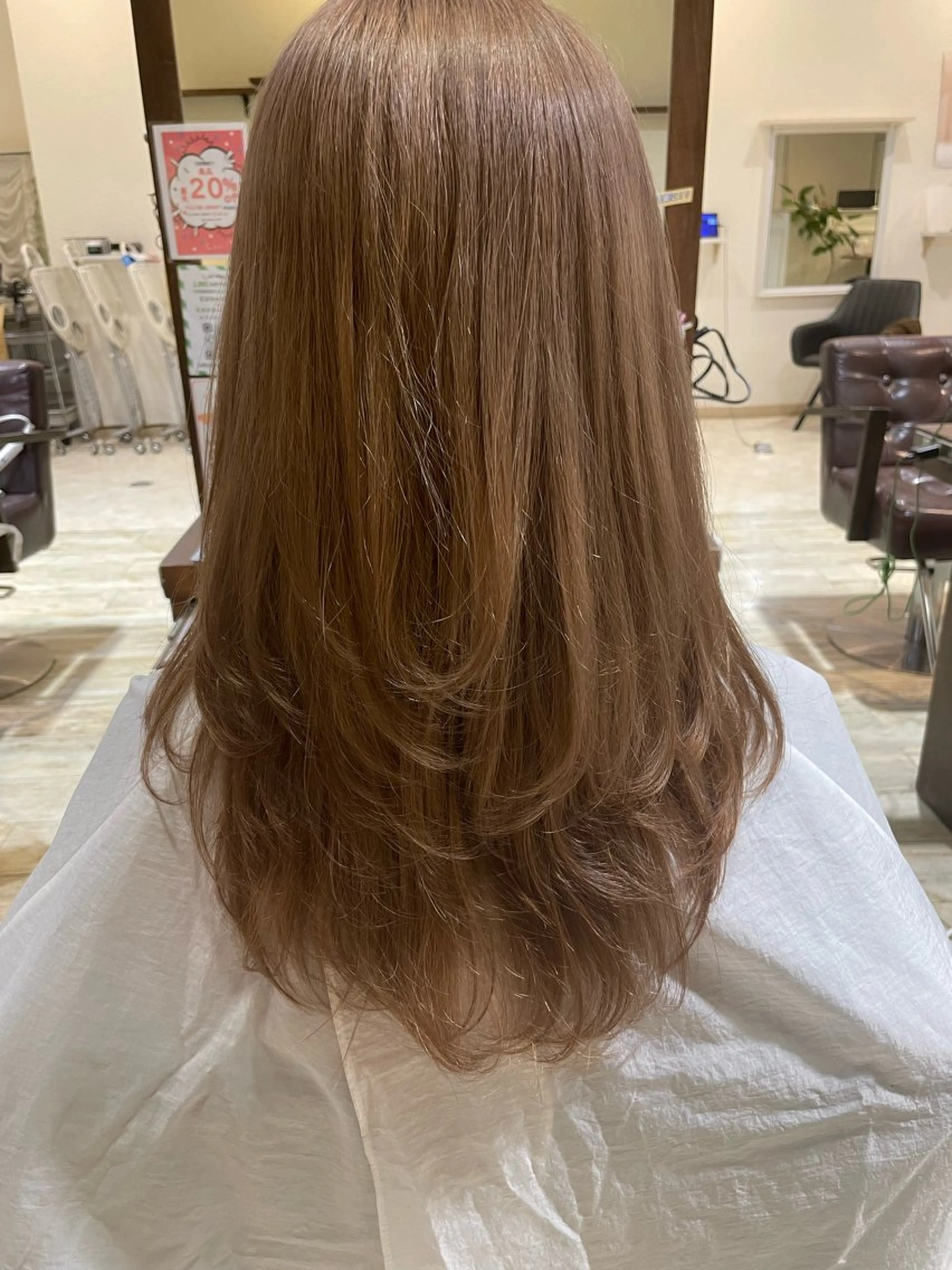 ロング 髪質改善 SHEER. 大阪梅田所属・髪質改善/ 梅田中崎町/宮里のヘアスタイル