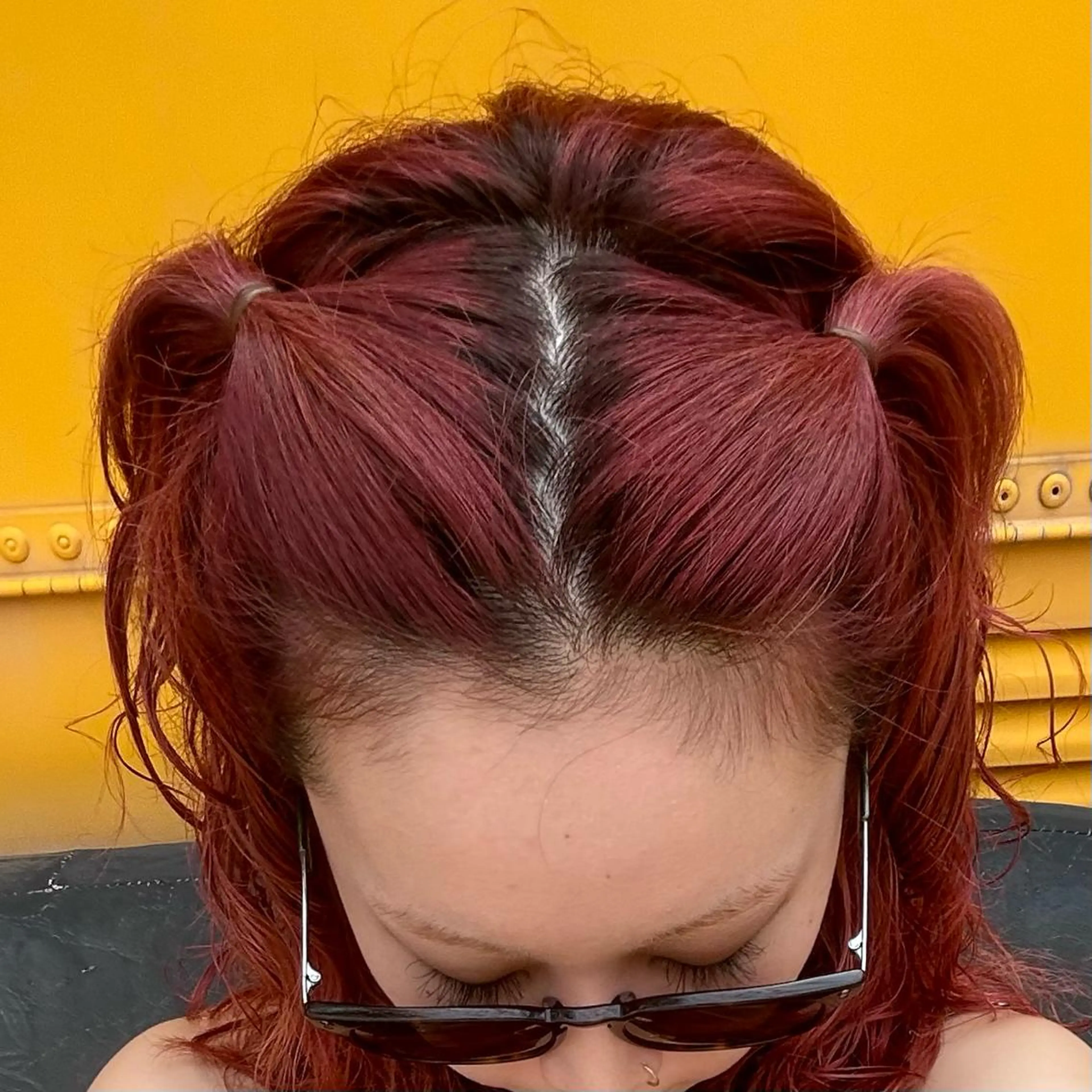 ミディアム カット ヘアカラー 艶カラー/レイヤー /メンズ/マツエクのヘアスタイル