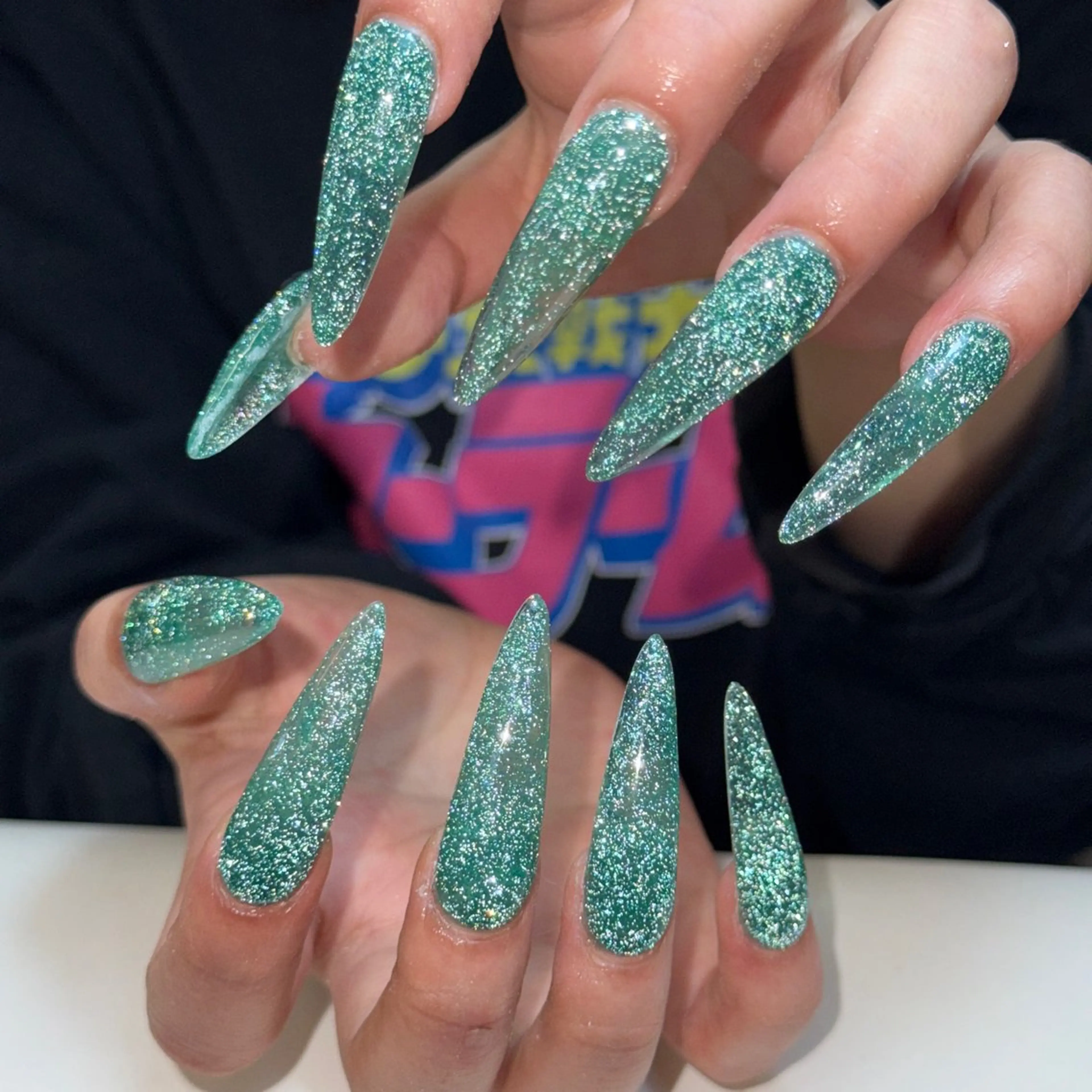 ネイル フラッシュネイル Anh 歌舞伎町のネイルデザイン