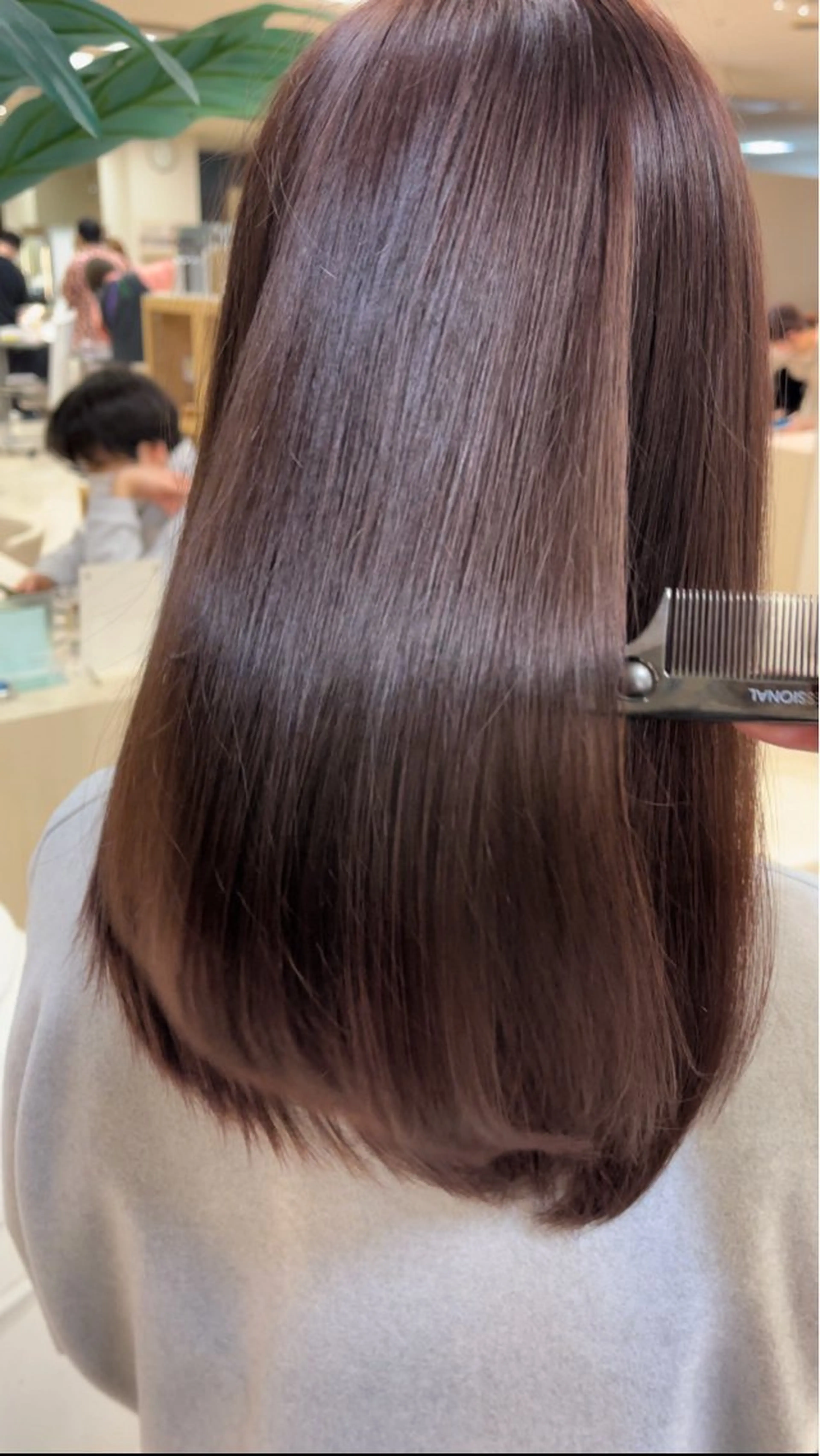 新規限定‼️人気𝒩𝑜.1💫透明感カラー➕うる艶トリートメント➕メンテナンスカット🌷✨の写真