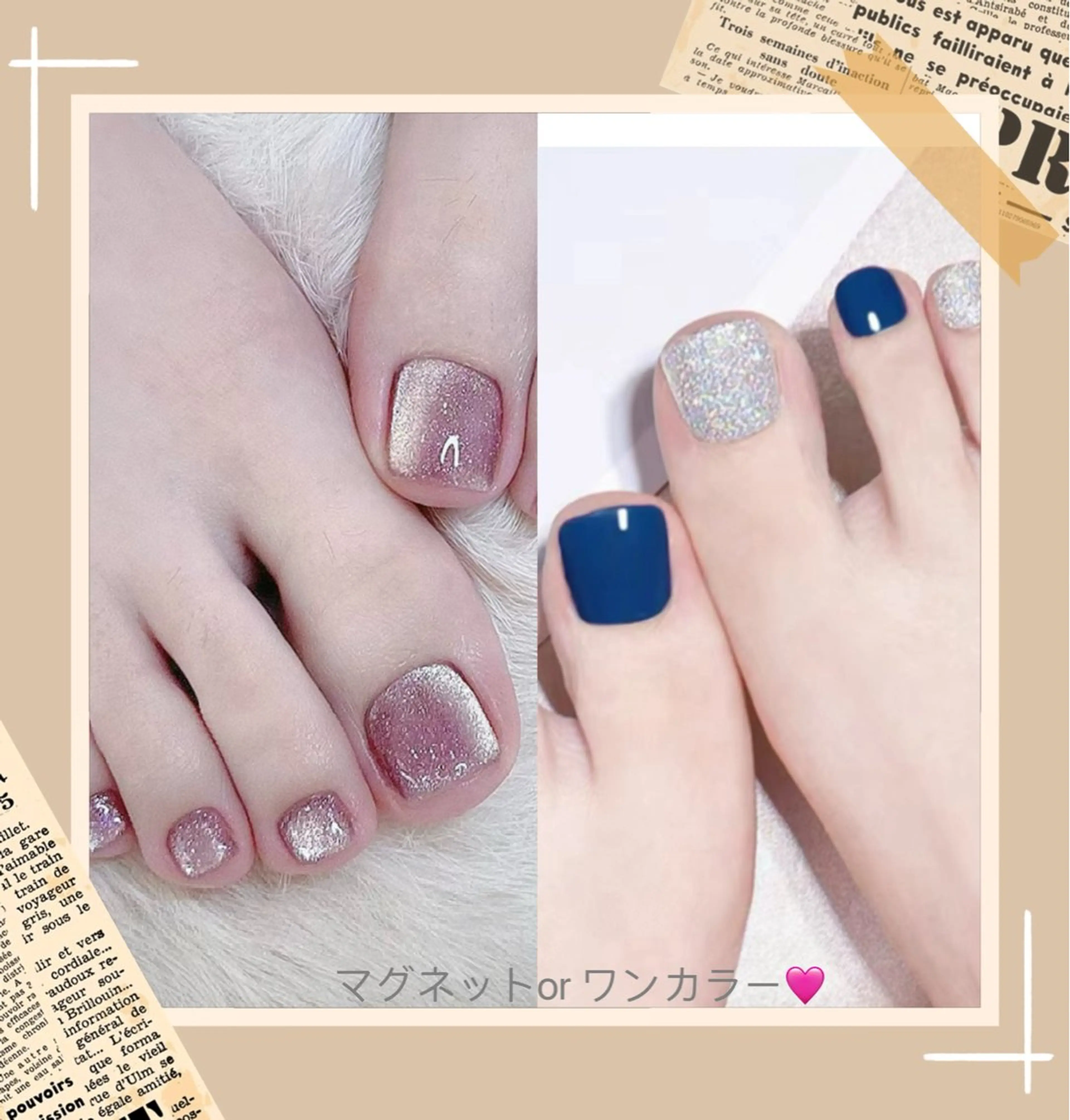 ネイル ハンドネイル ラベンダーネイルサロン所属・日暮里♡研修生 チクさん（一同）のネイルデザイン