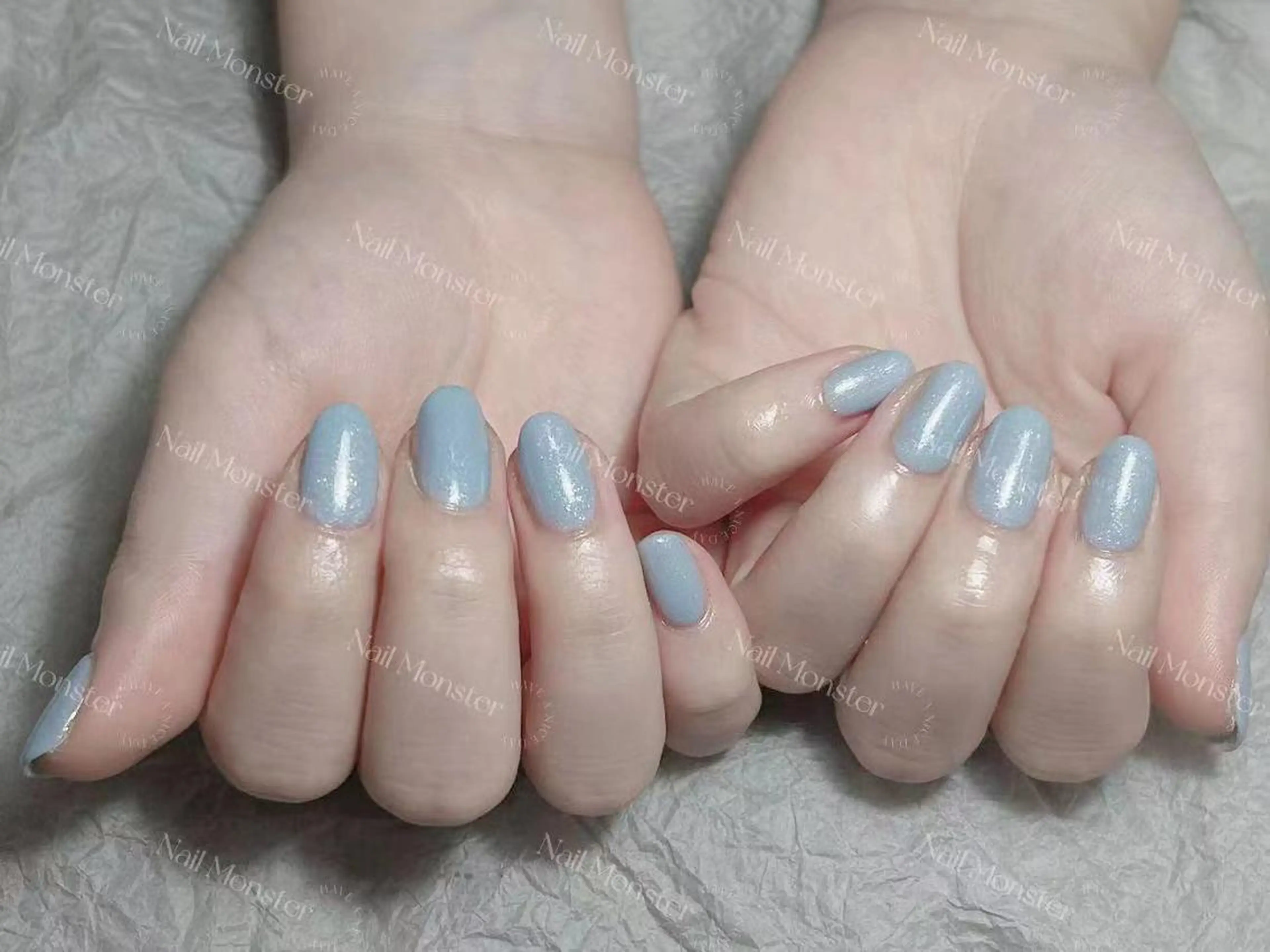 ネイル ワンカラーネイル YUKI_ Monster💟のネイルデザイン