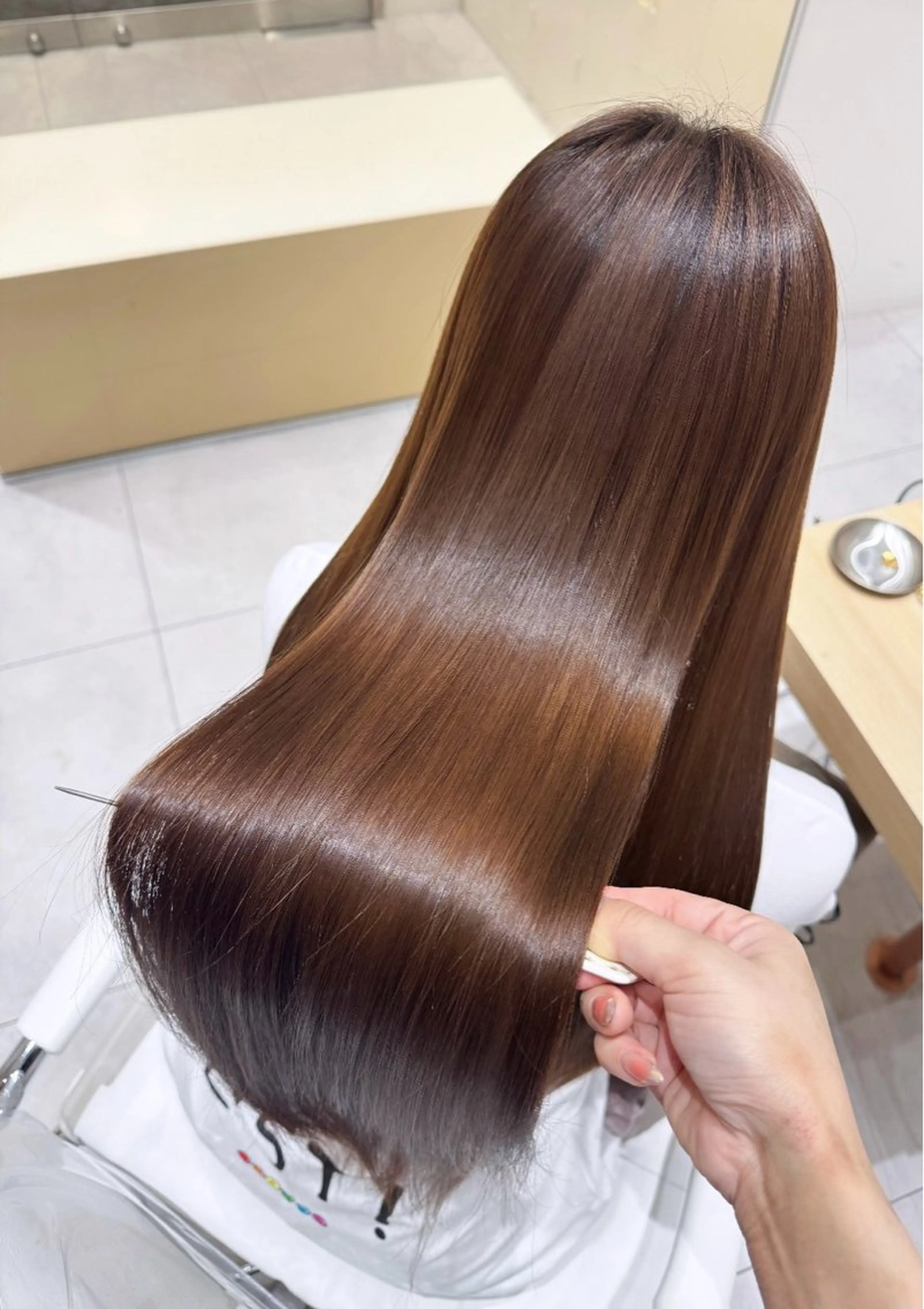 ロング 京都河原町 髪質改善🌛‧˚花綸のヘアスタイル