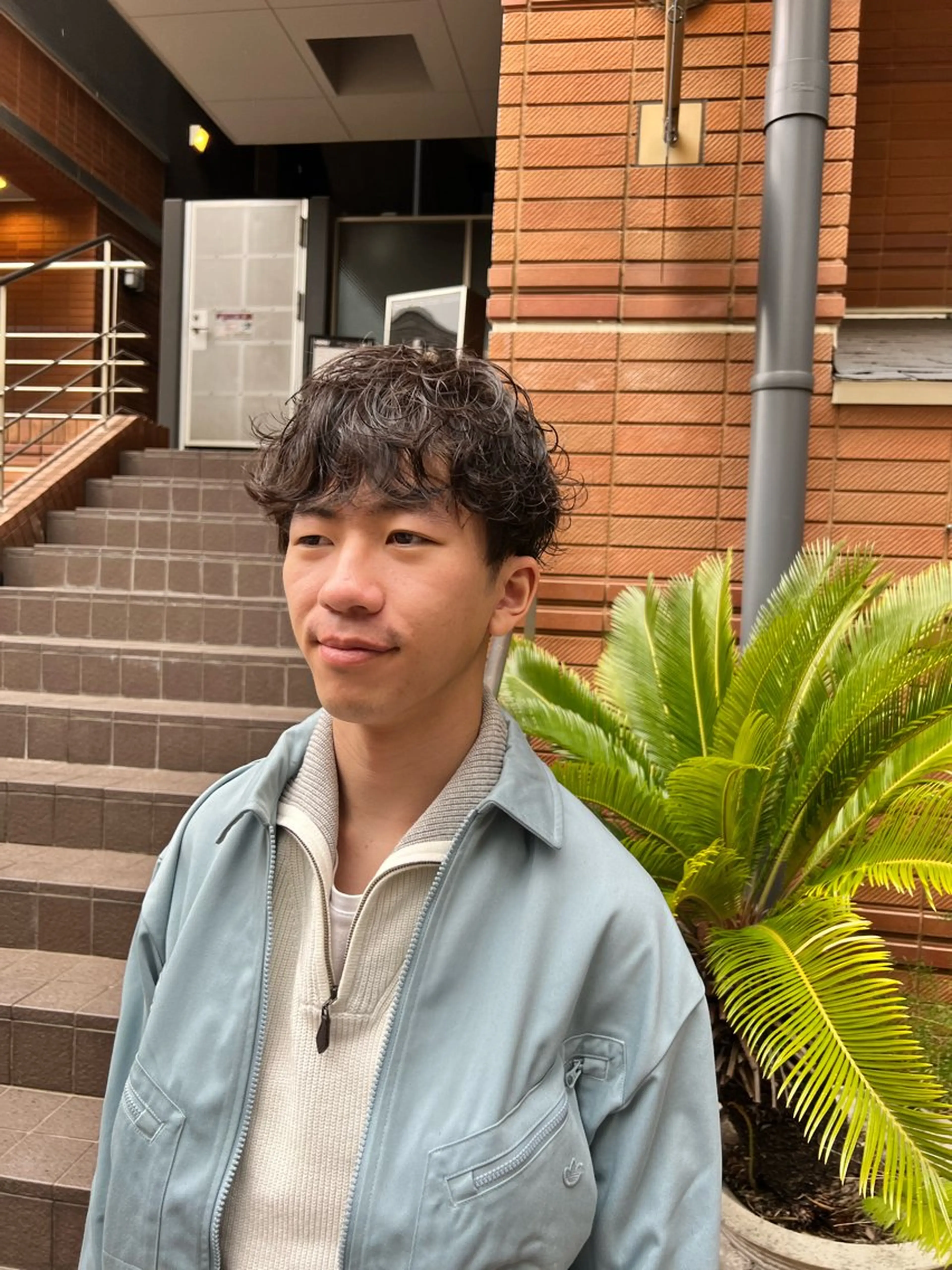 ショート パーマ 西川 凜のヘアスタイル