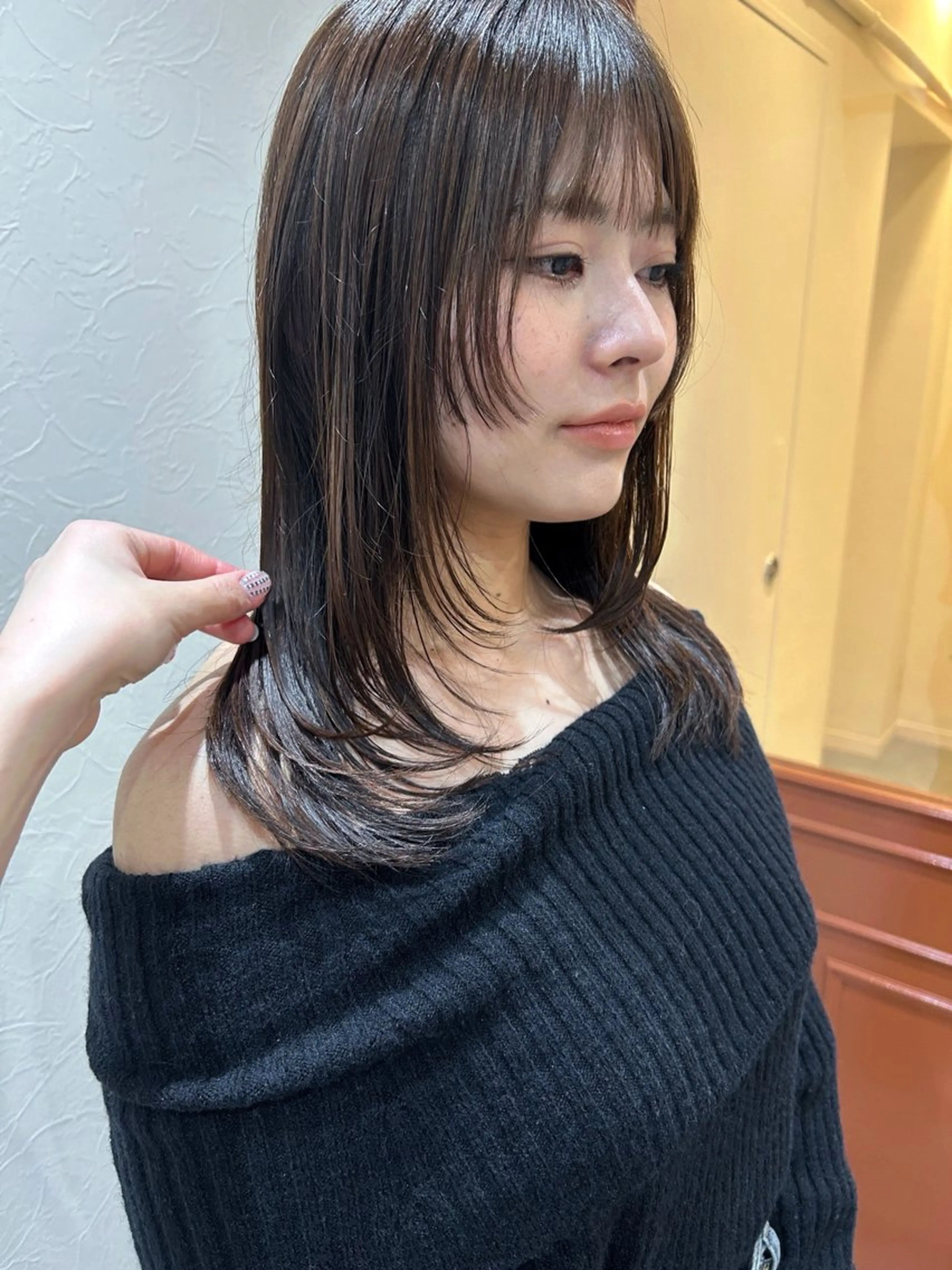 セミロング rena/伏見/ 似合わせカット⸝⋆のヘアスタイル