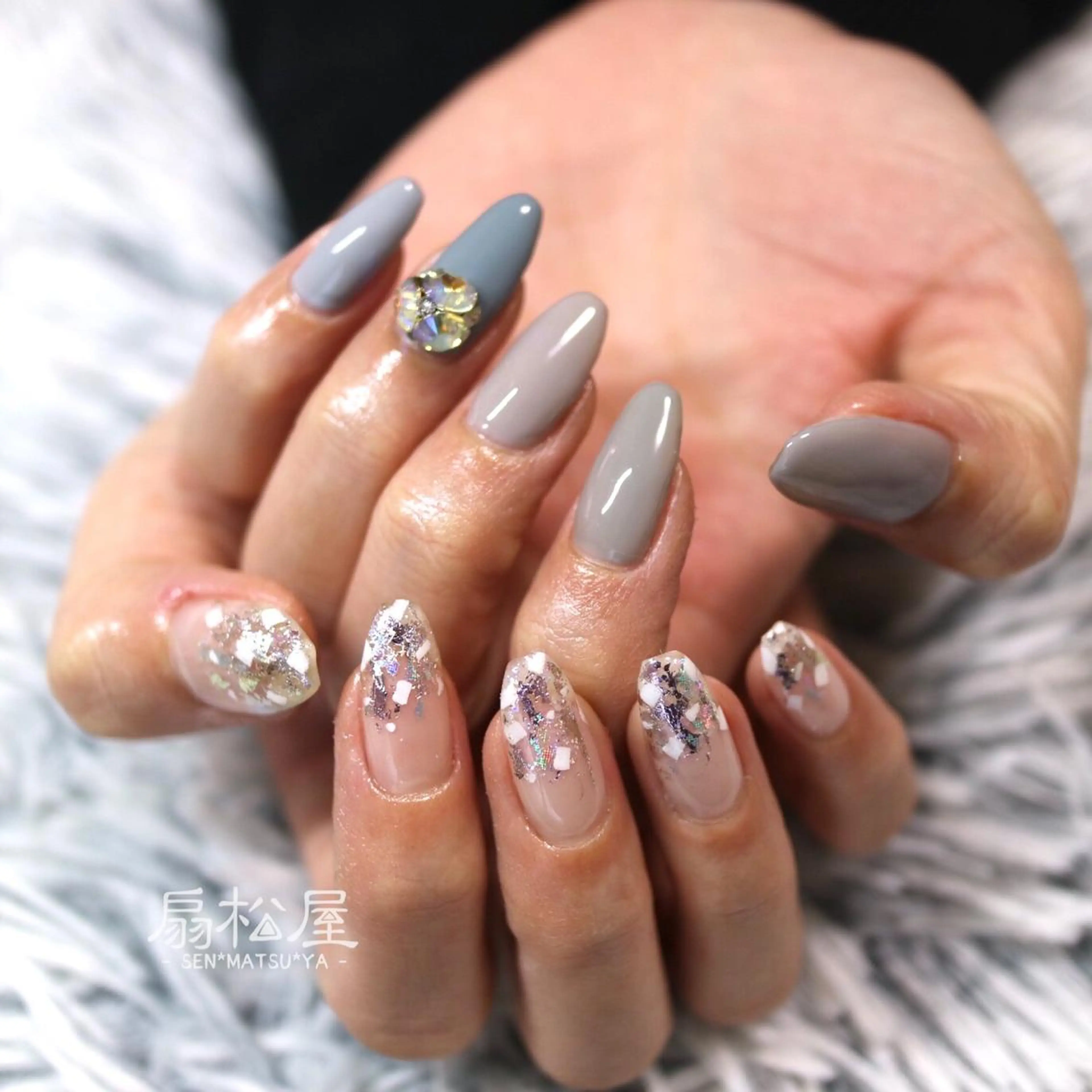 ネイル 扇松屋 marie.nのネイルデザイン