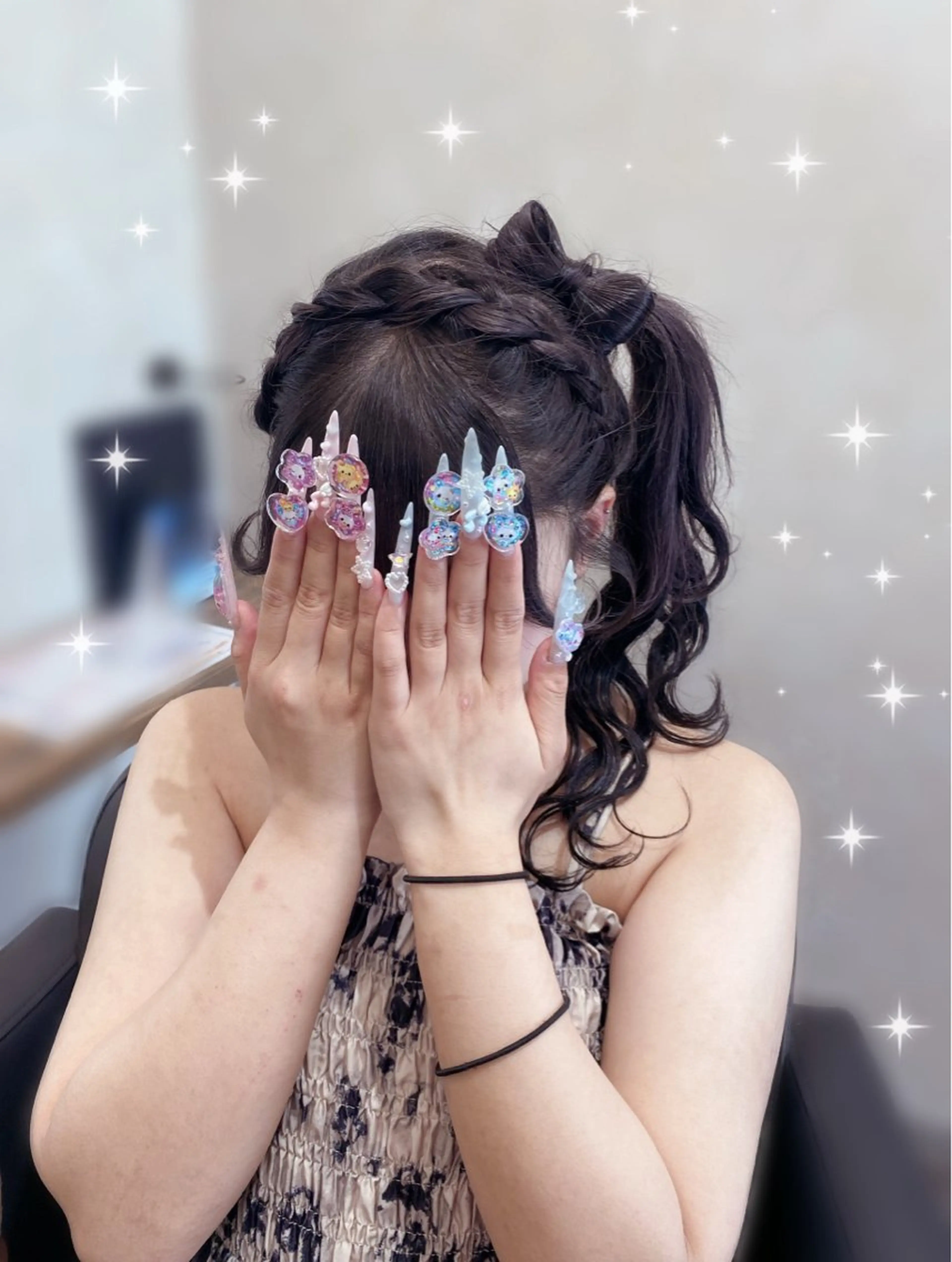 ロング ヘアセット ななみ/博多/ ブリーチ/髪質改善のヘアスタイル