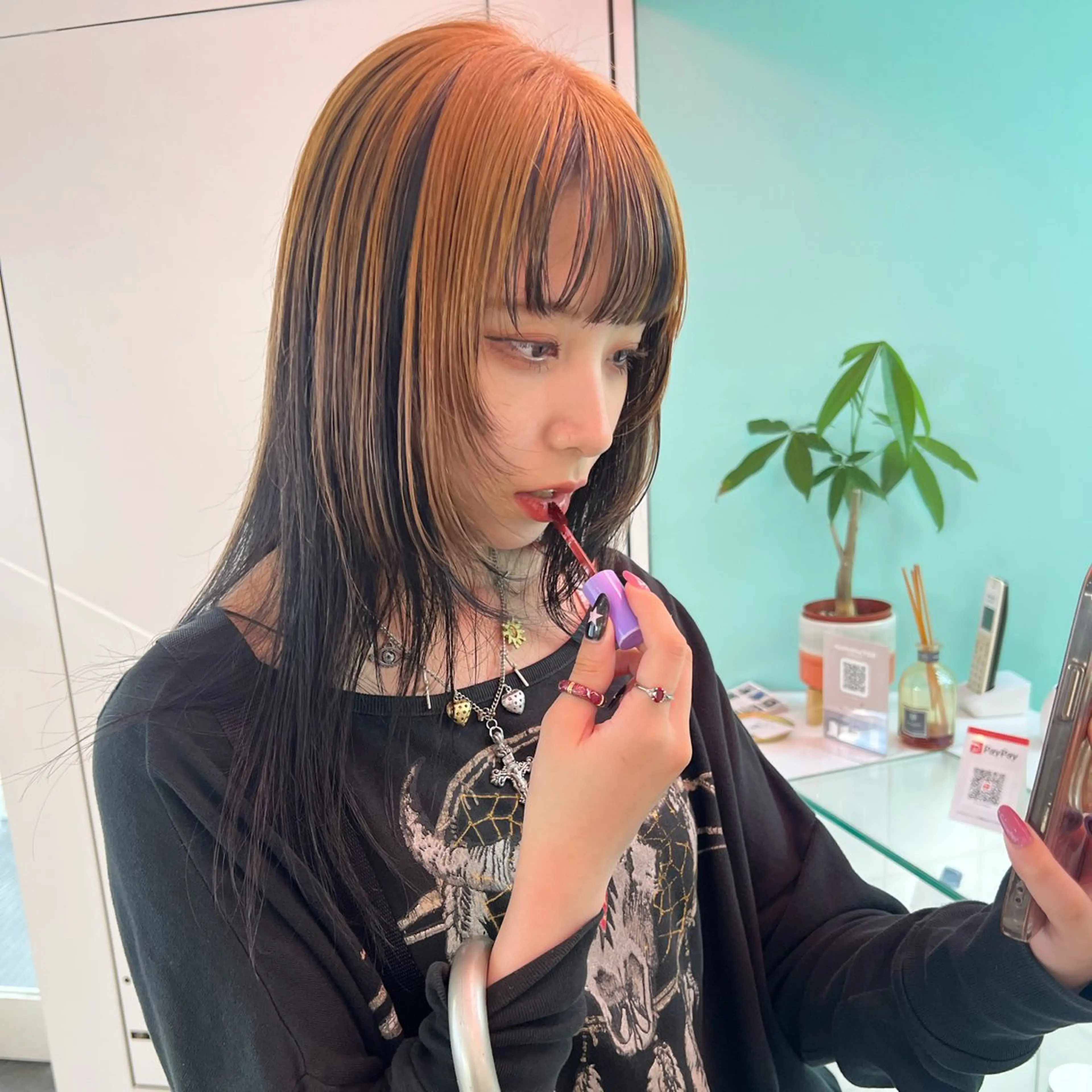 ミディアム 💥ウルフカット デザインあんな💥のヘアスタイル