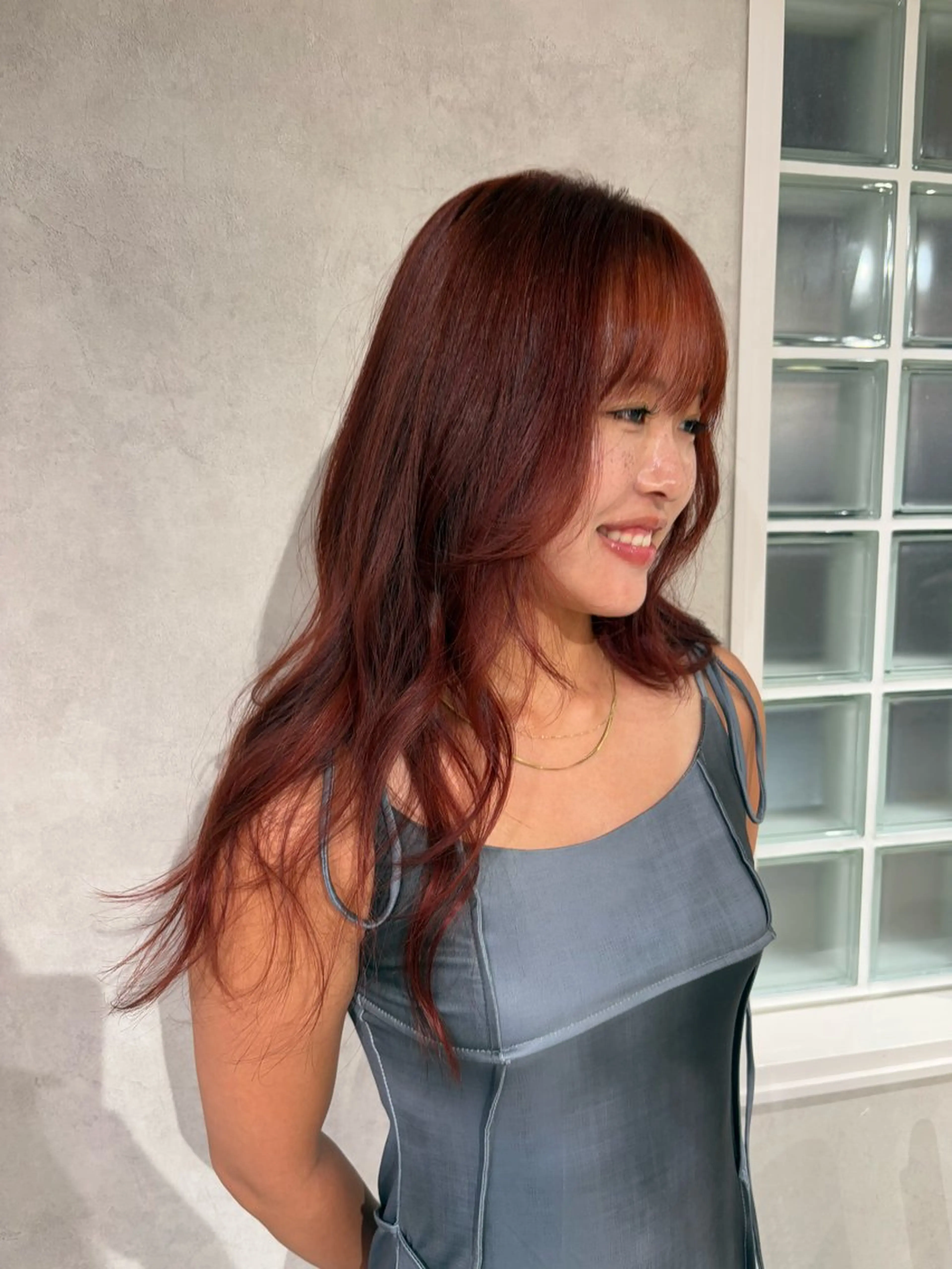 【ブリーチされている方色味補充】カラー*:.☆🧡の写真