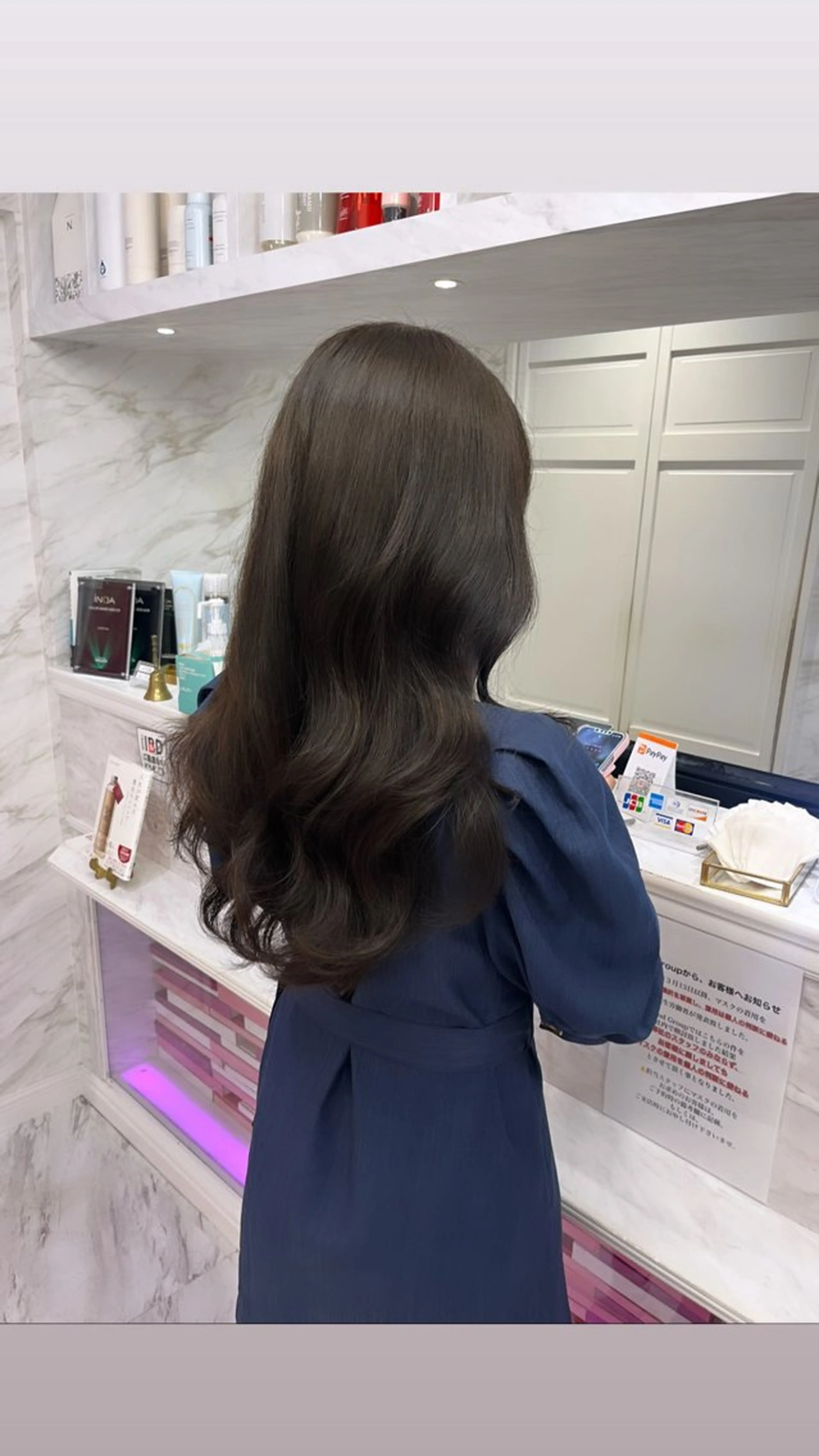 ロング 韓国🎀レイヤー/艶 髪/縮毛矯正/ユリナのヘアスタイル