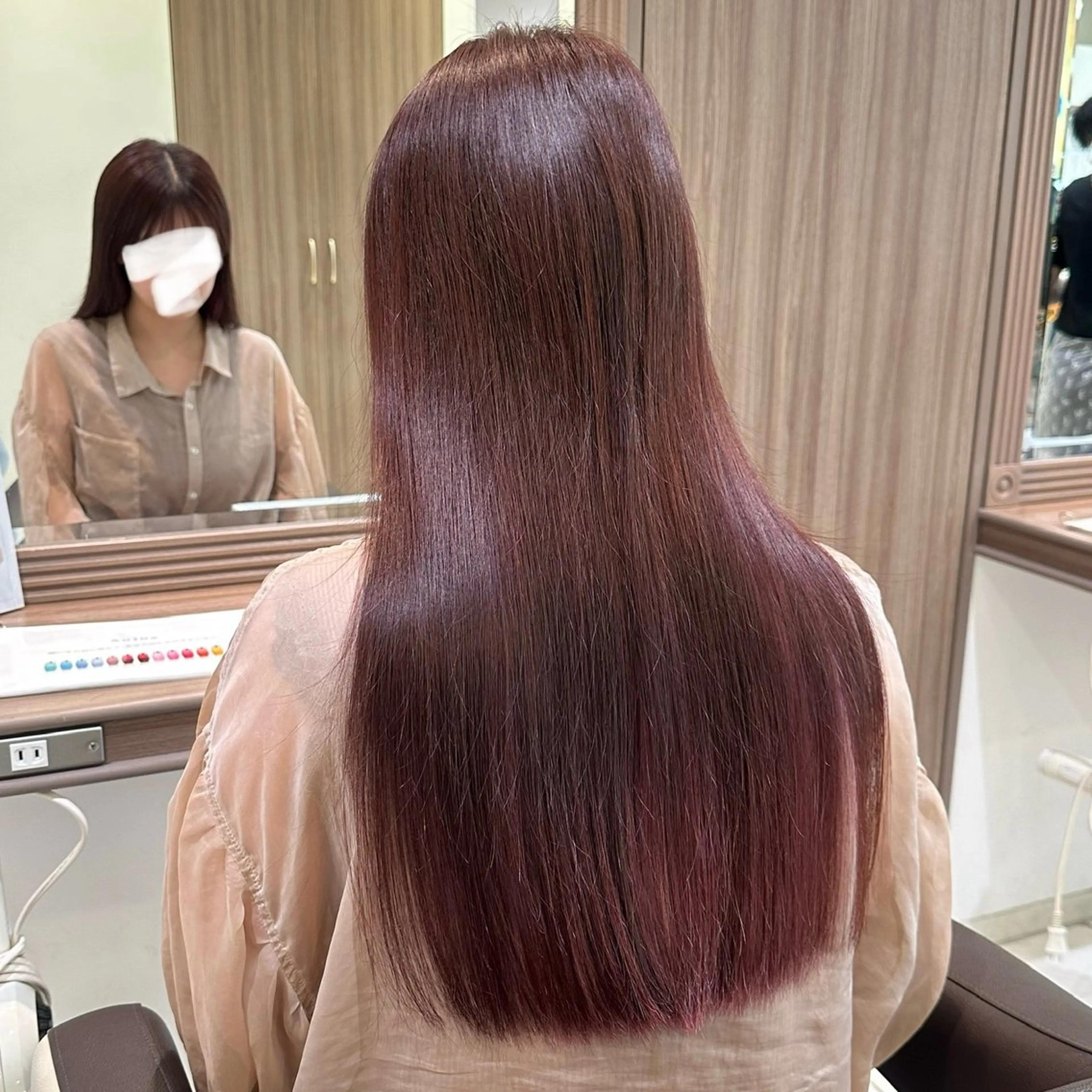 ロング カラー ブリーチ ブリーチなしカラー ヘアカラー 𓍯暖色/韓国風 田中沙羅‎𓍯のヘアスタイル