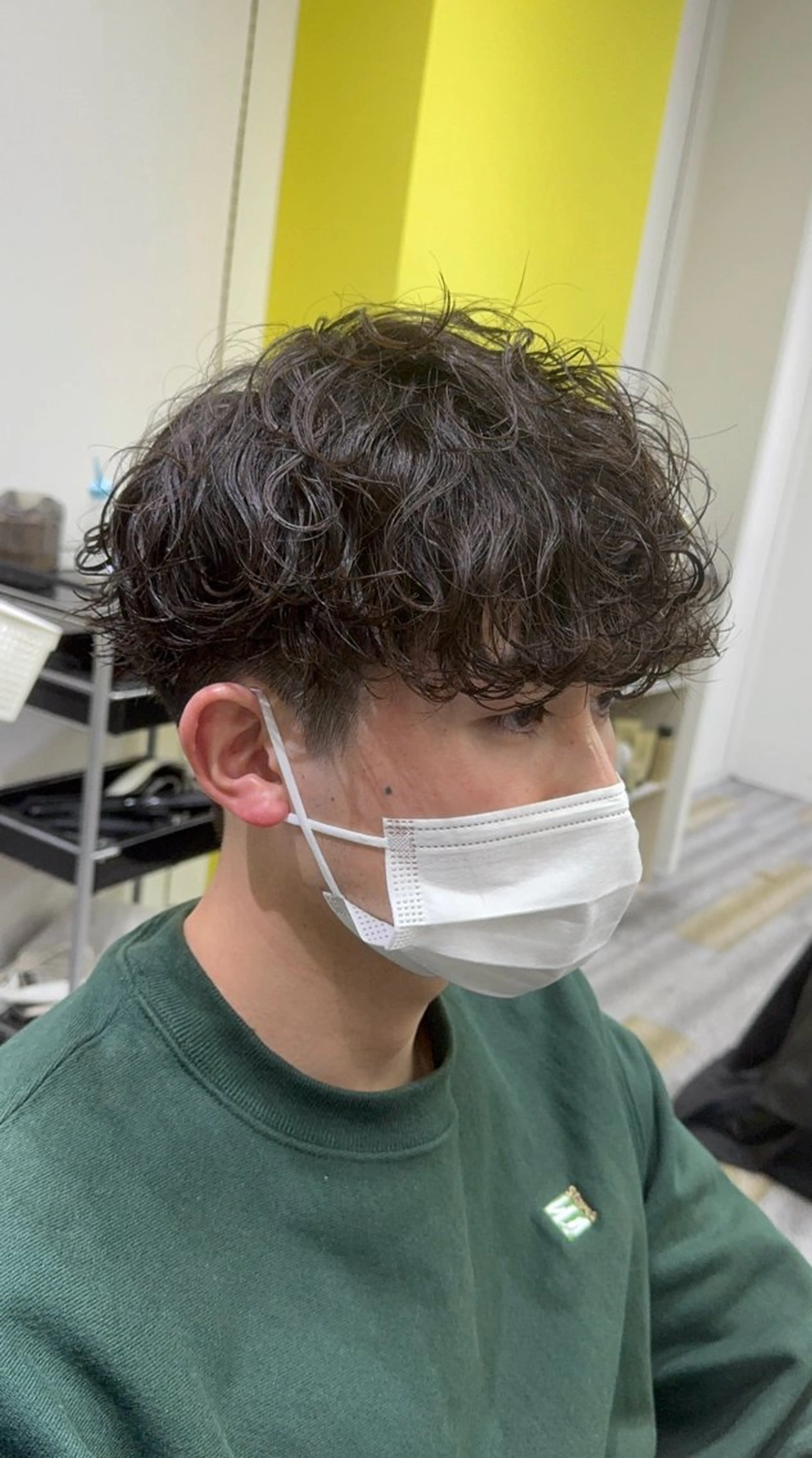 ショート パーマ メンズ カット パーマ 【メンズ特化】岩瀬 武【メンズパーマ】のヘアスタイル