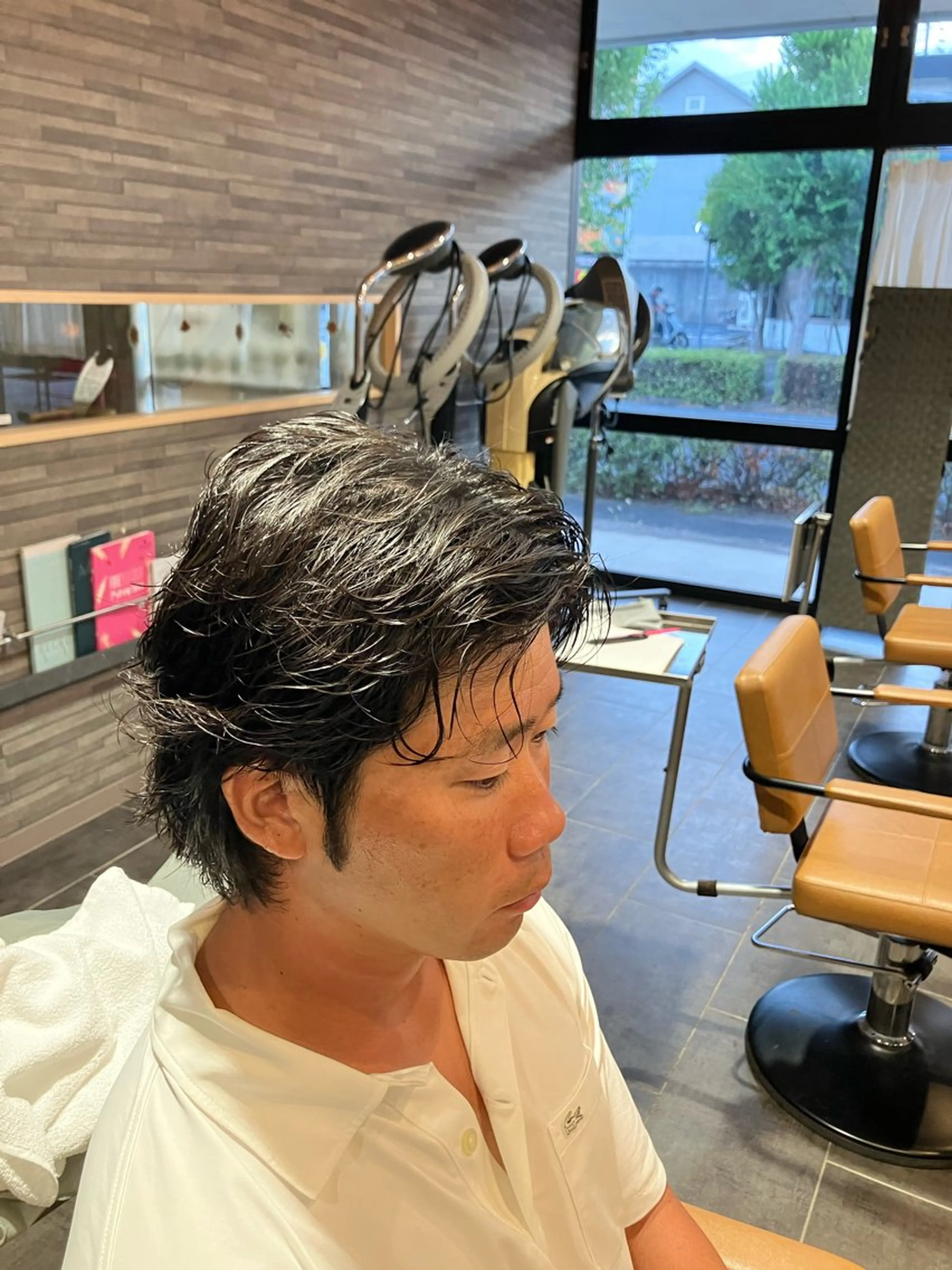 パーマ メンズ 谷口 莉々葵のヘアスタイル